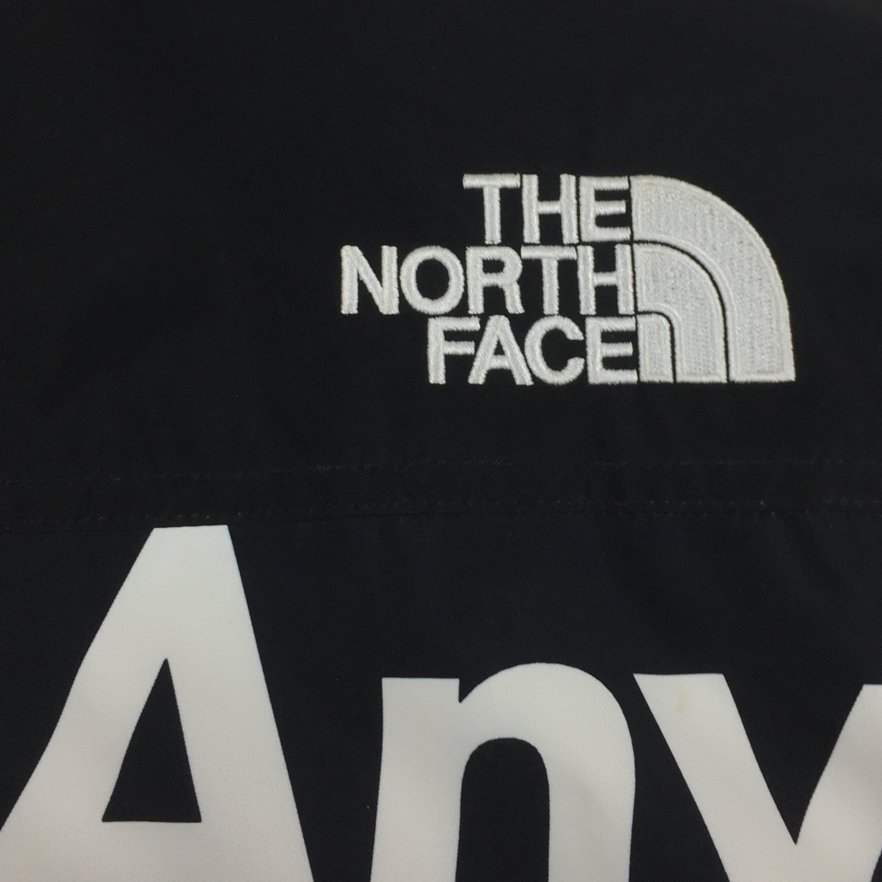 2015 Supreme x The North Face By Any Means Necessary Black Pullover