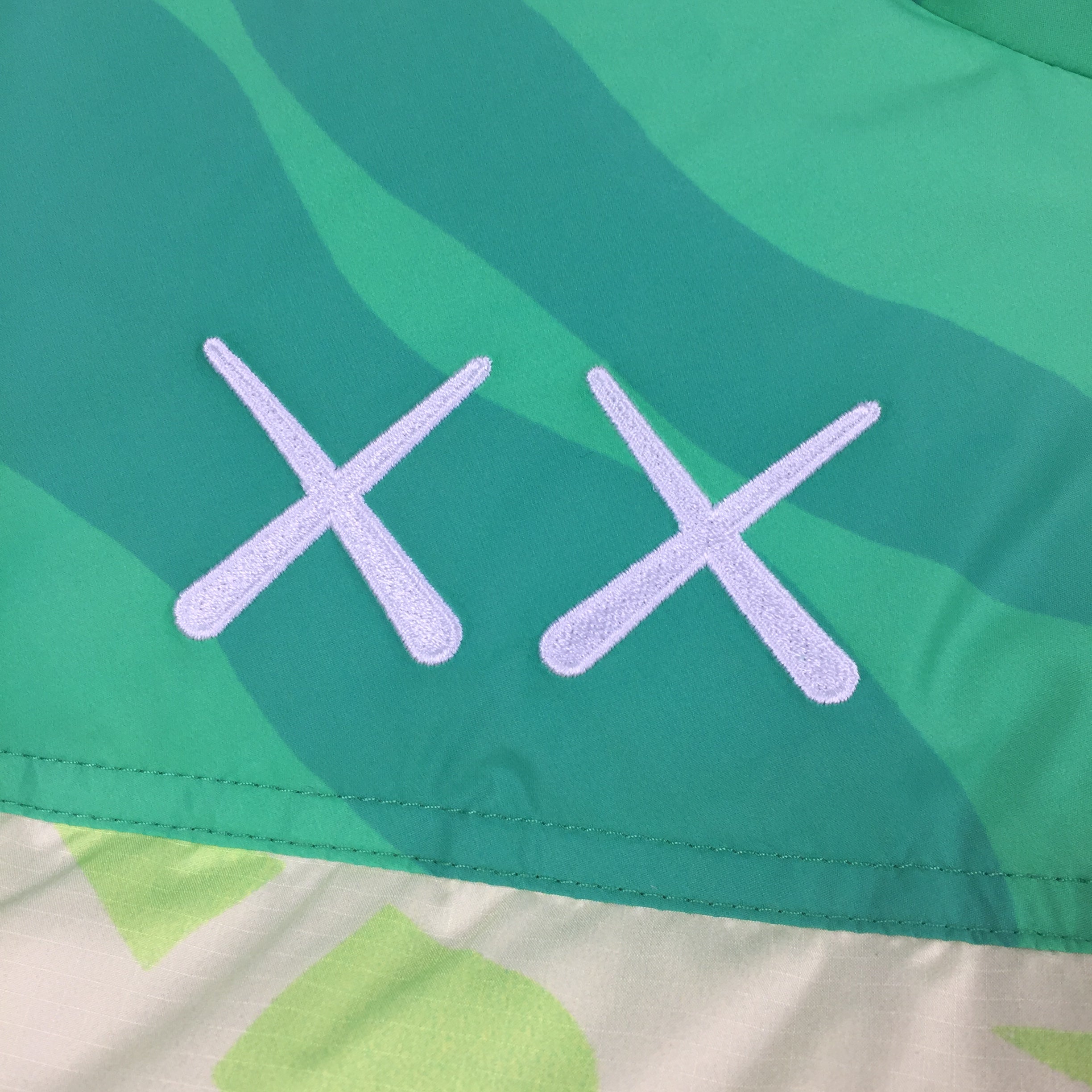 KAWS x The North Face Green Nuptse