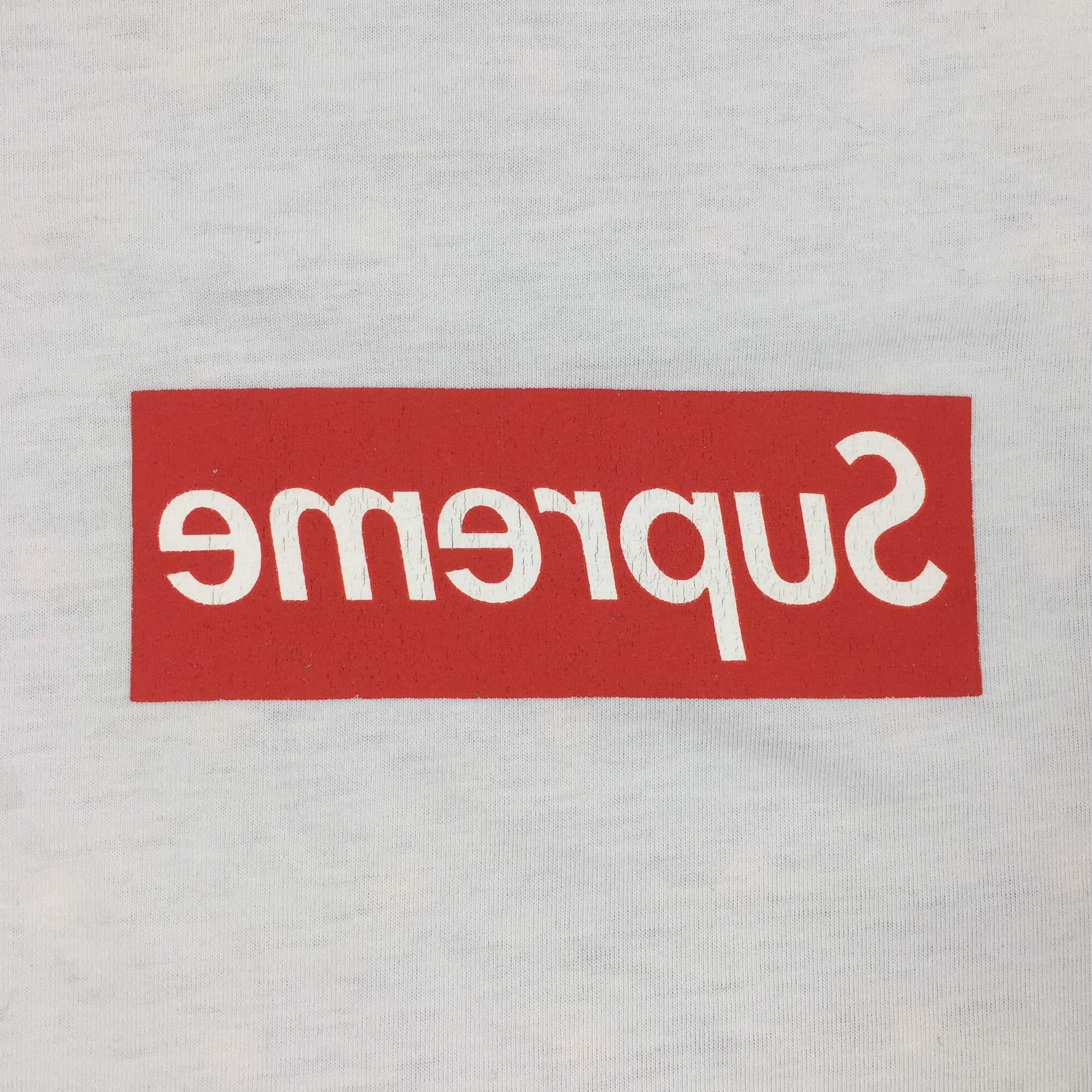 2013 Supreme x CDG Digi Camo Red Box Logo Tee