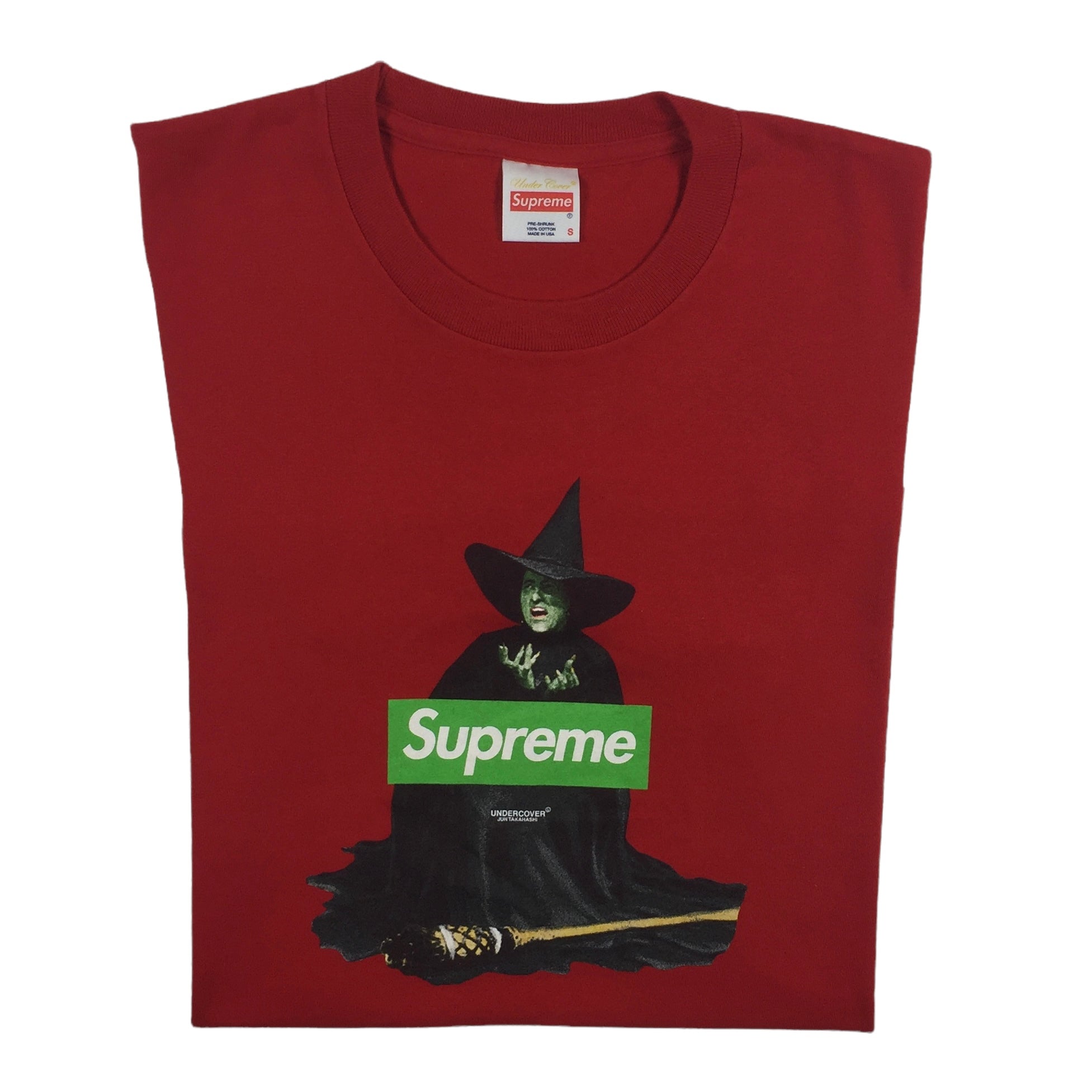 2015 Supreme x Undercover Witch Red Box Logo Tee