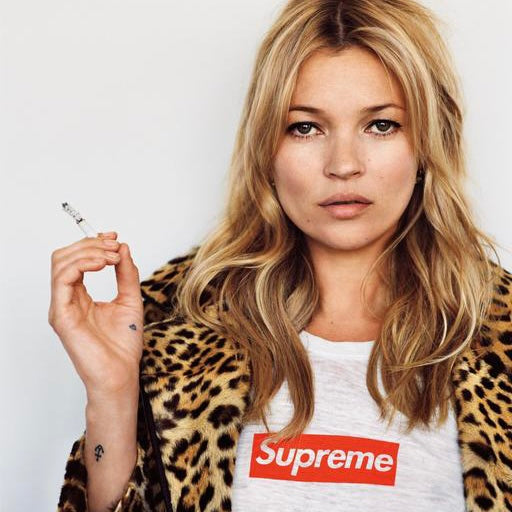 2012 Supreme Kate Moss Grey Photo Tee