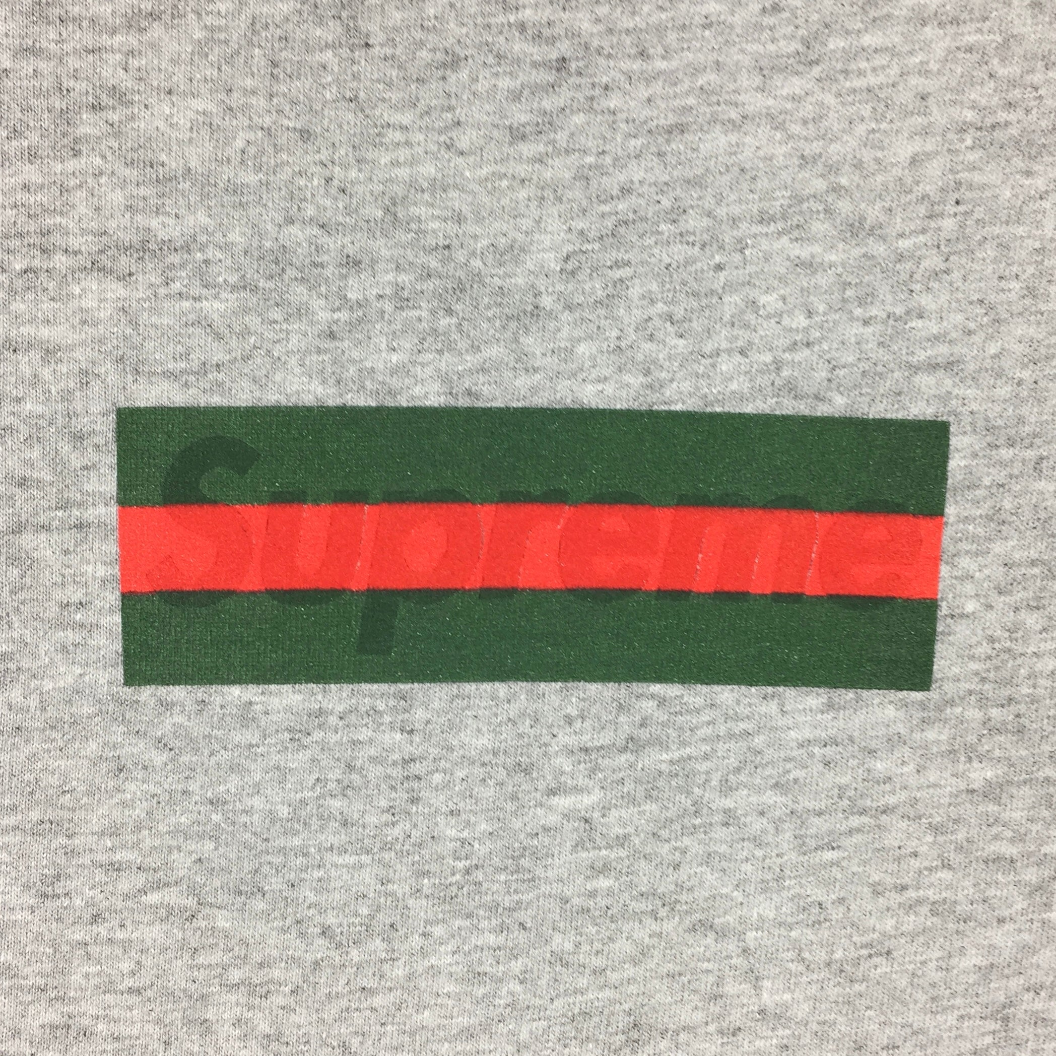 2000 Supreme Gucci Grey Box Logo Tee