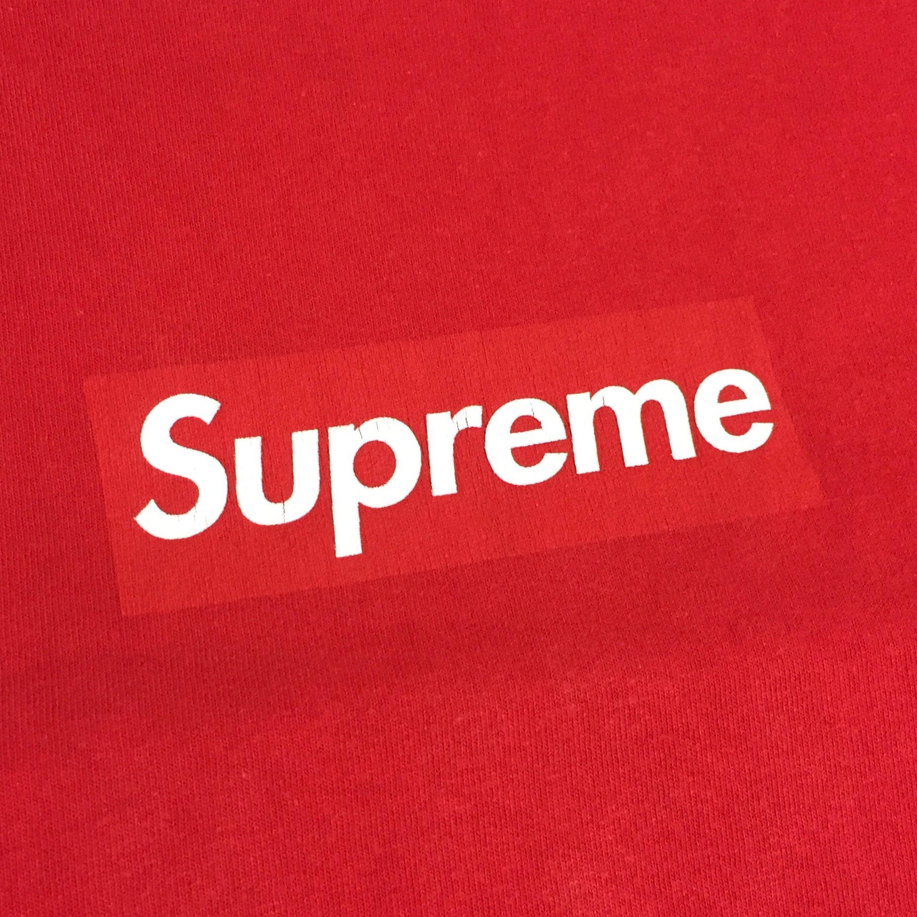 2003 Supreme Red Tonal Box Logo Tee