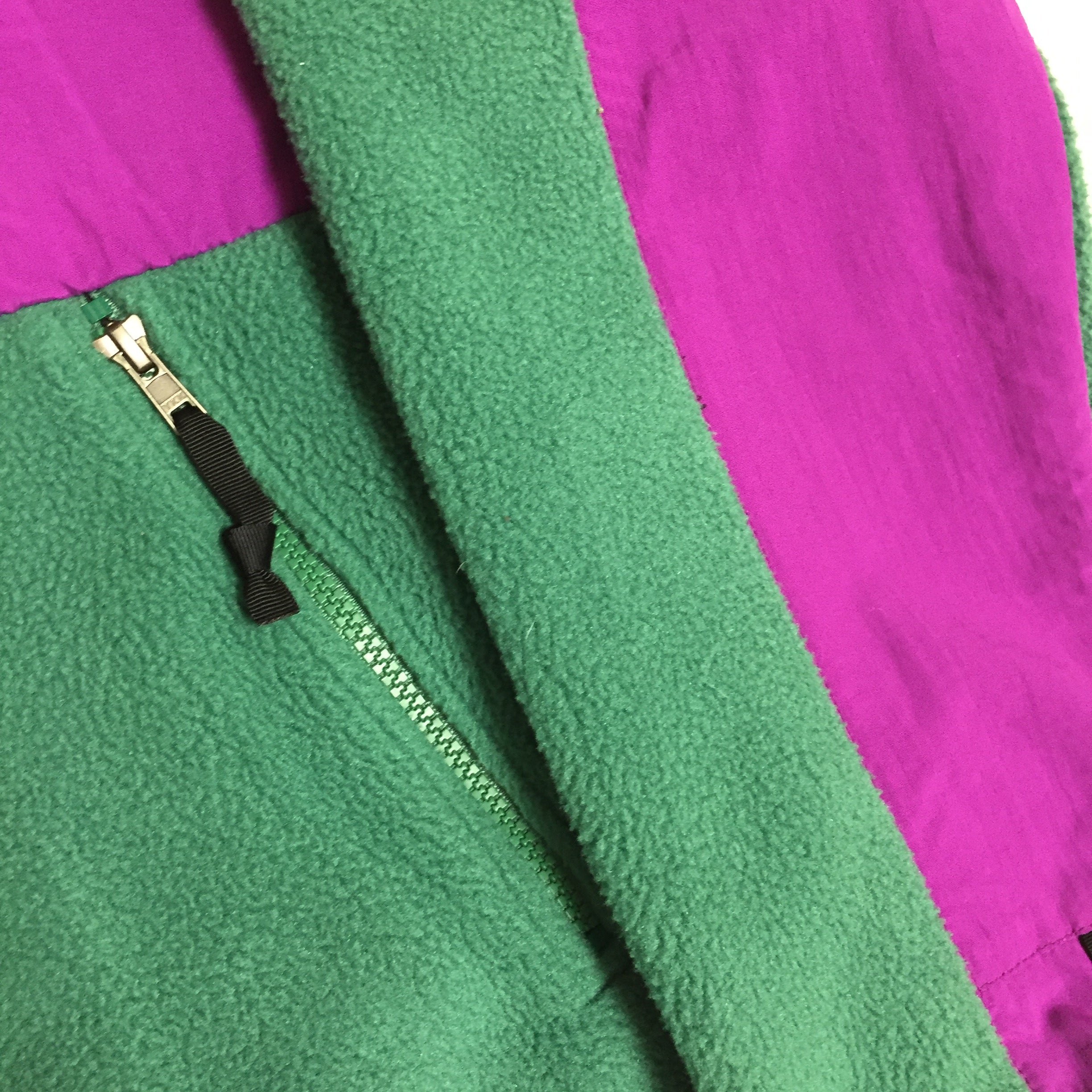 2008 Supreme x The North Face Green Magenta Denali Fleece
