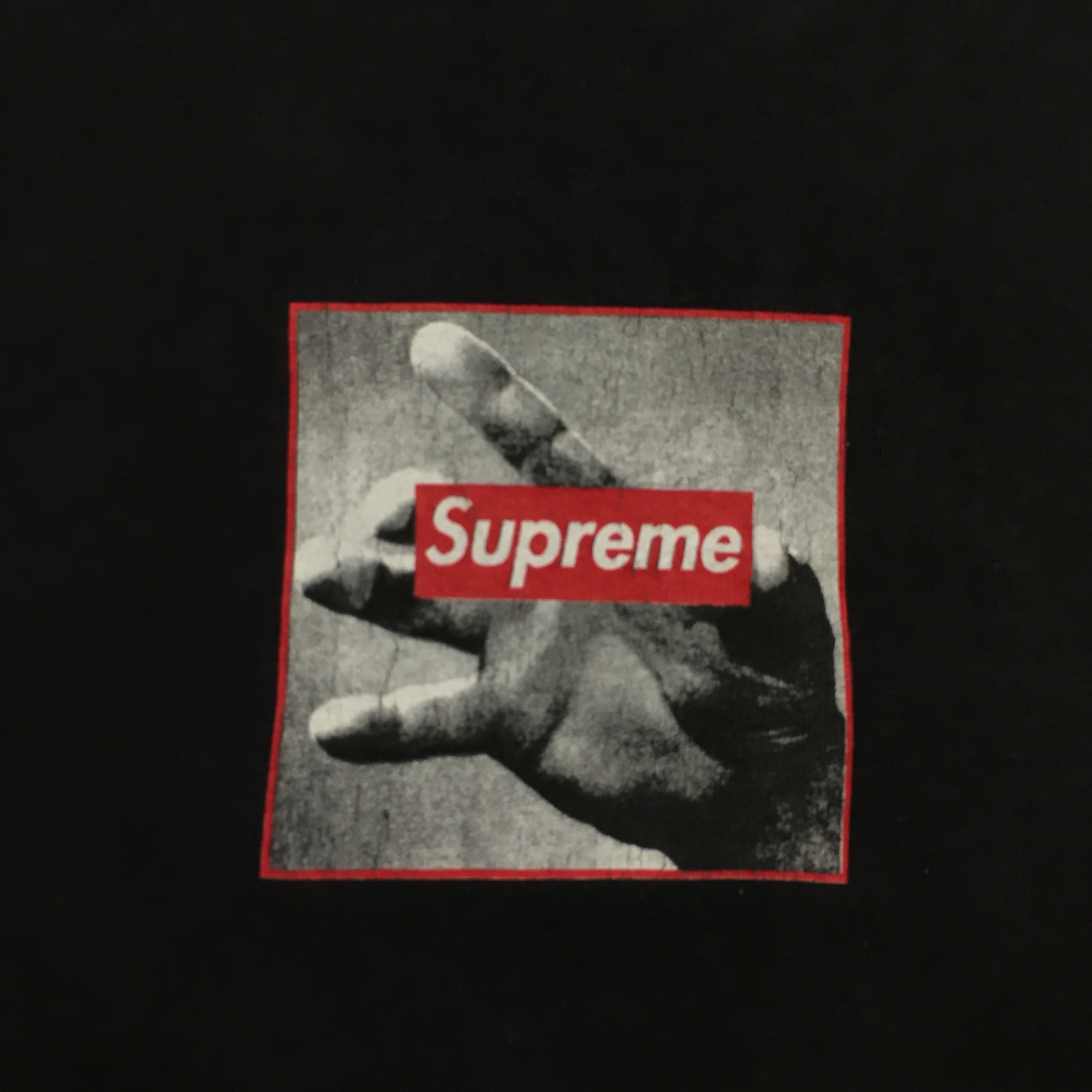 1997 Supreme Barbara Kruger Black Graphic Tee