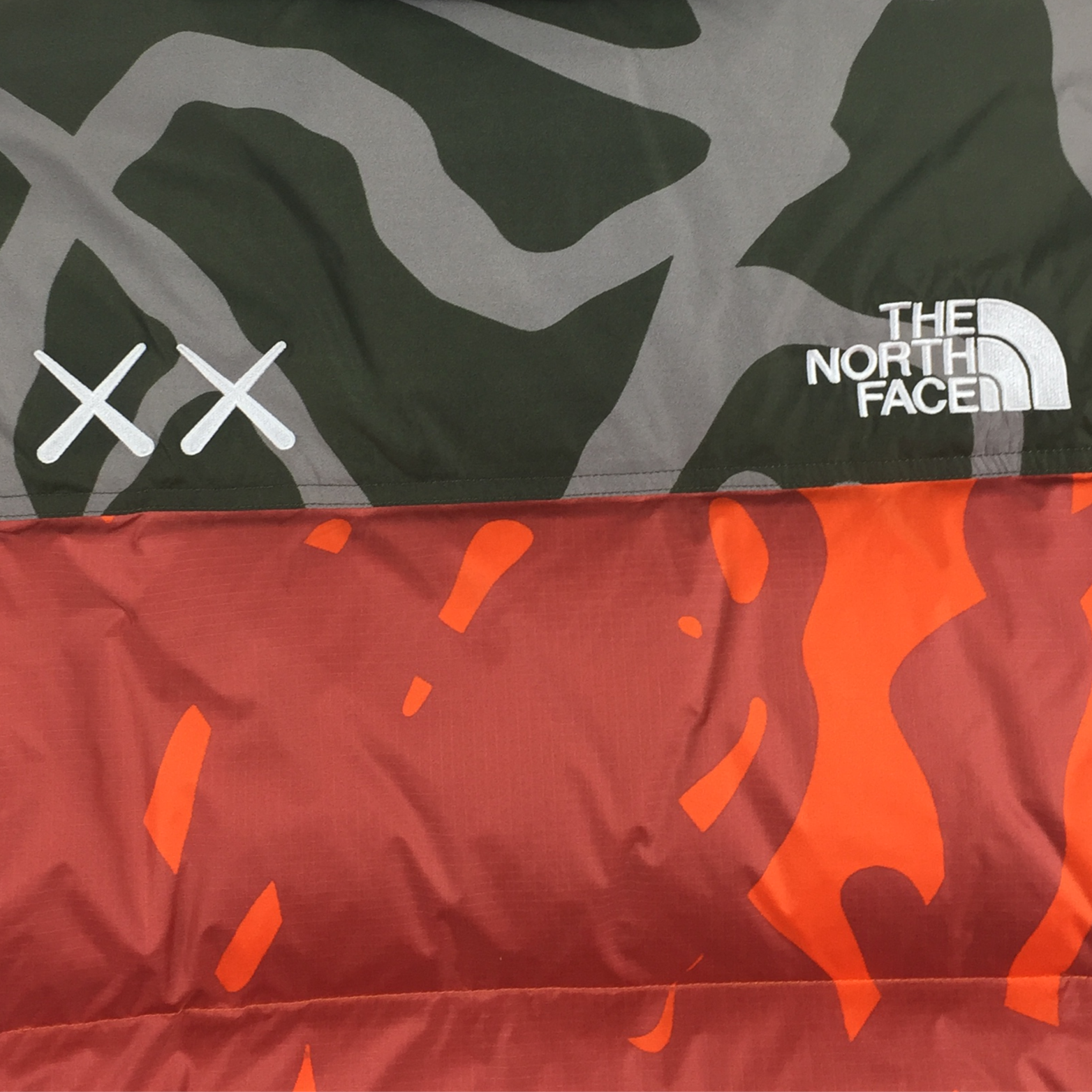 KAWS x The North Face Blue Nuptse