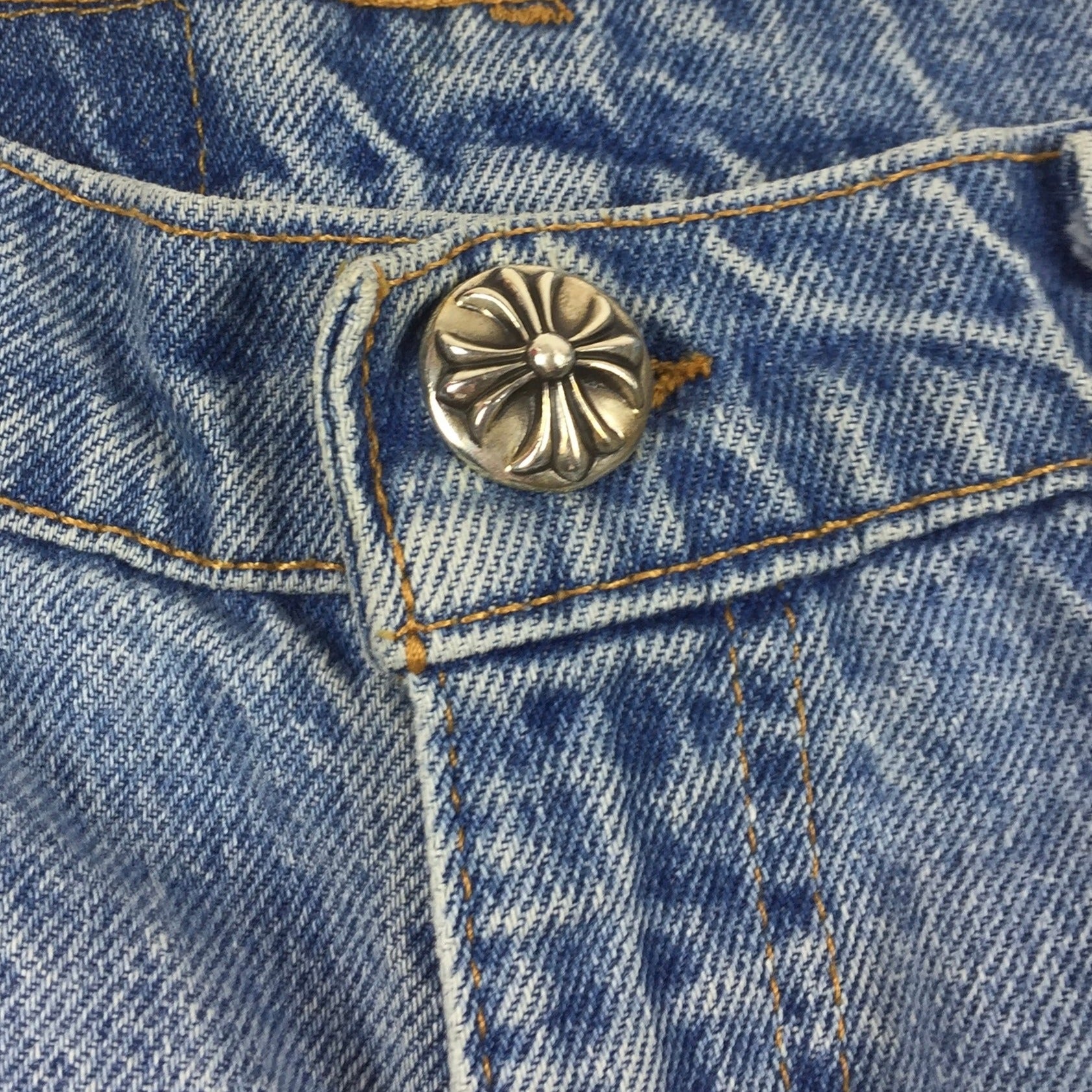 Chrome Hearts Cross Patch Blue Levi’s Denim