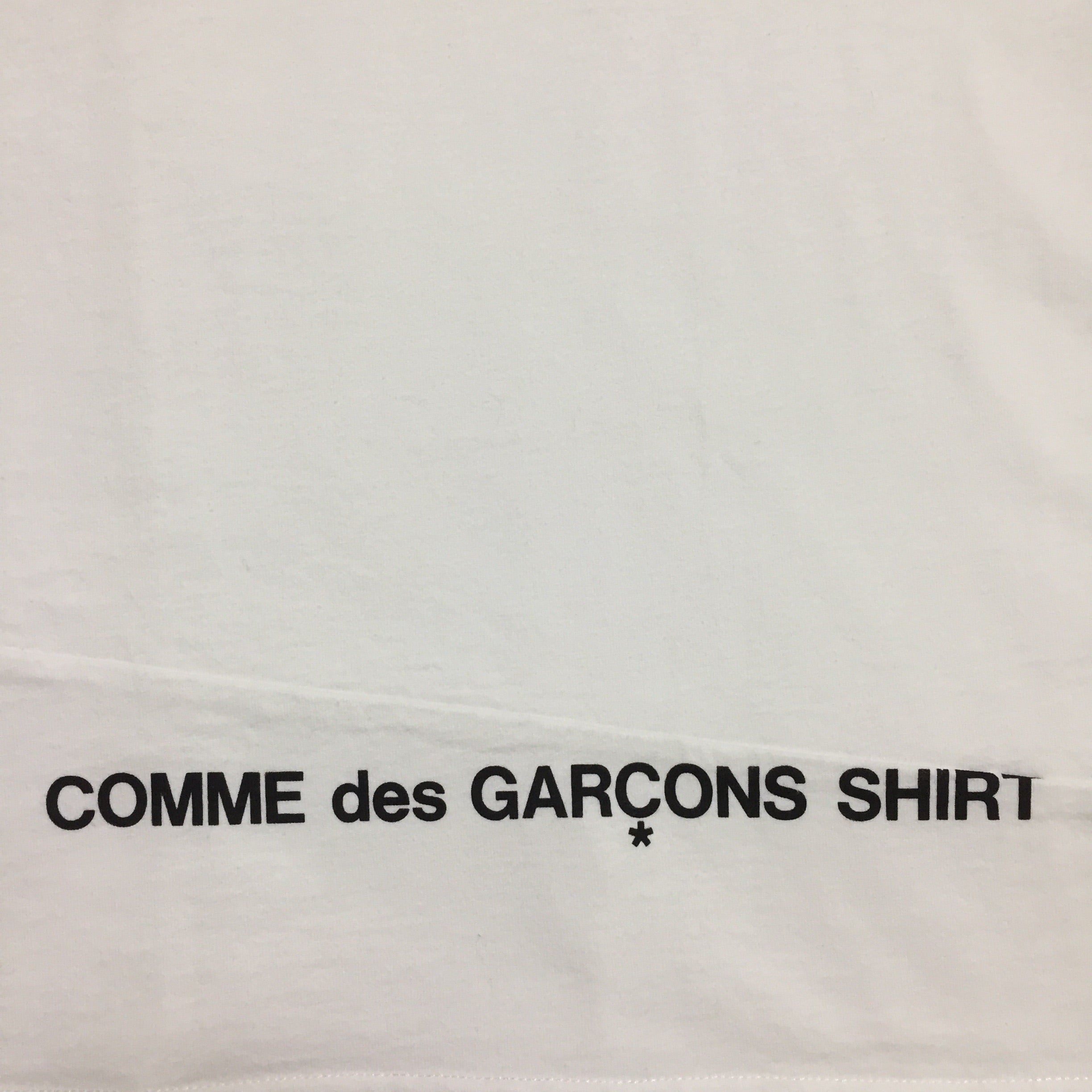 2018 Supreme x CDG White Split Box Logo Tee