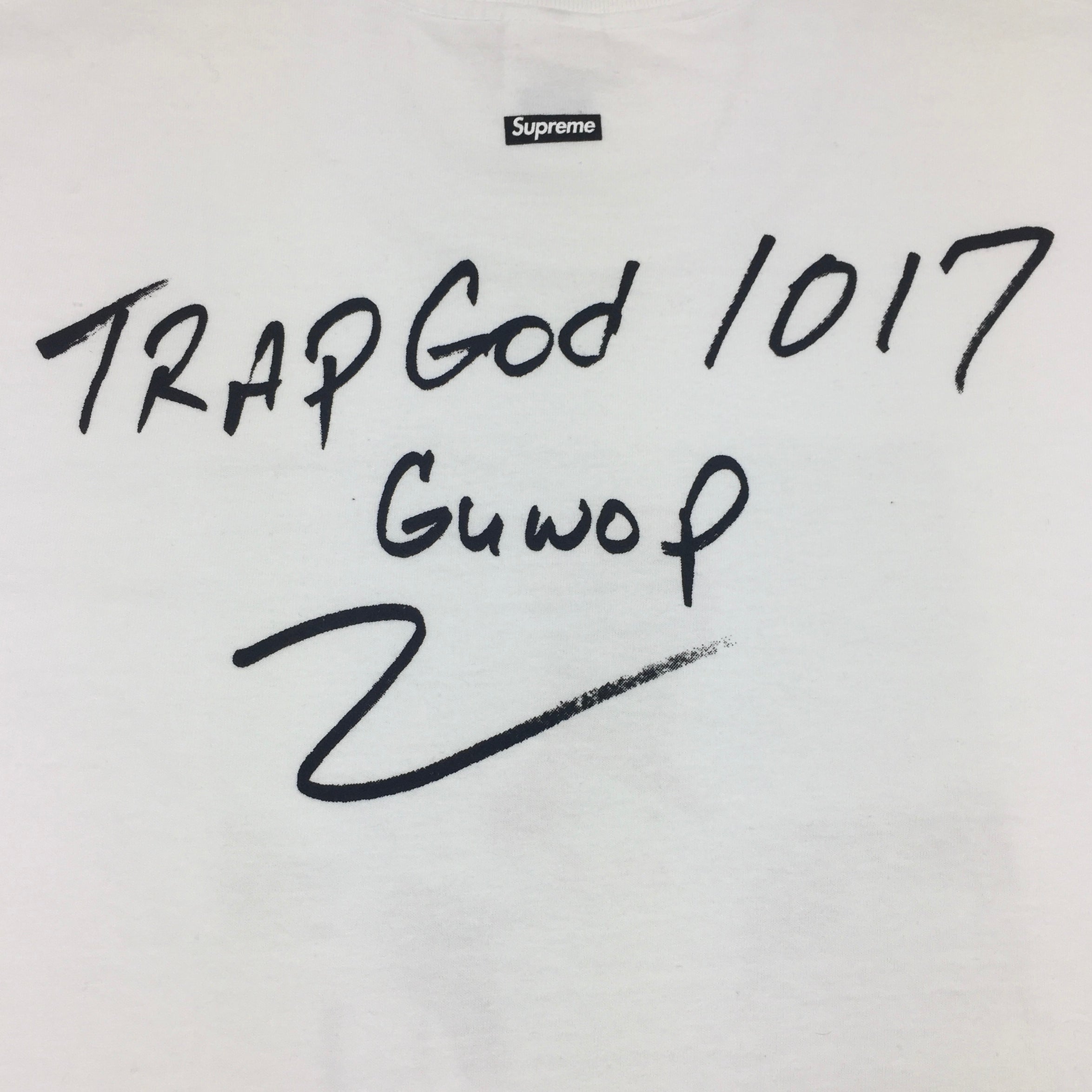 2016 Supreme Gucci Mane White Photo Tee