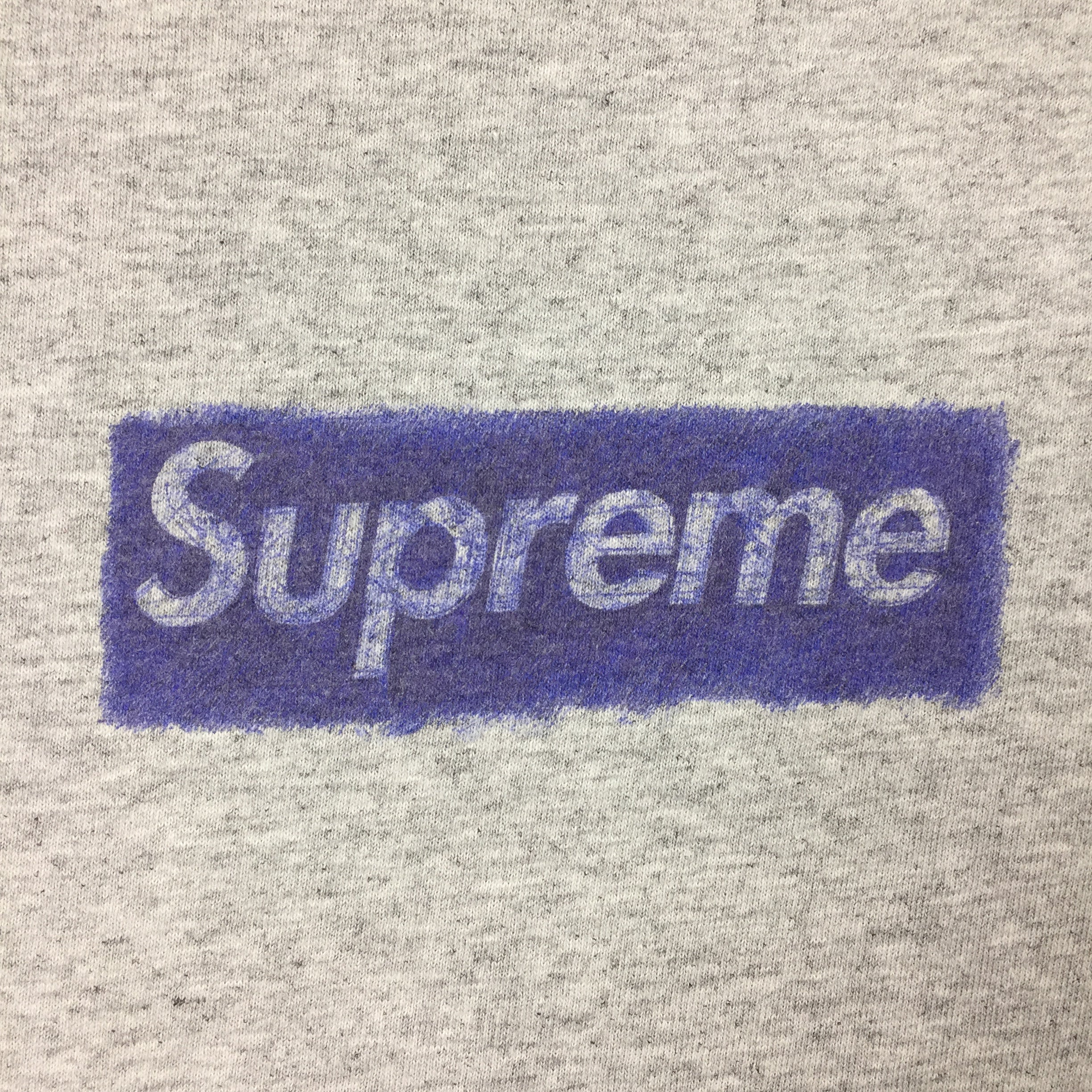 2004 Supreme Molodkin Grey Box Logo Tee