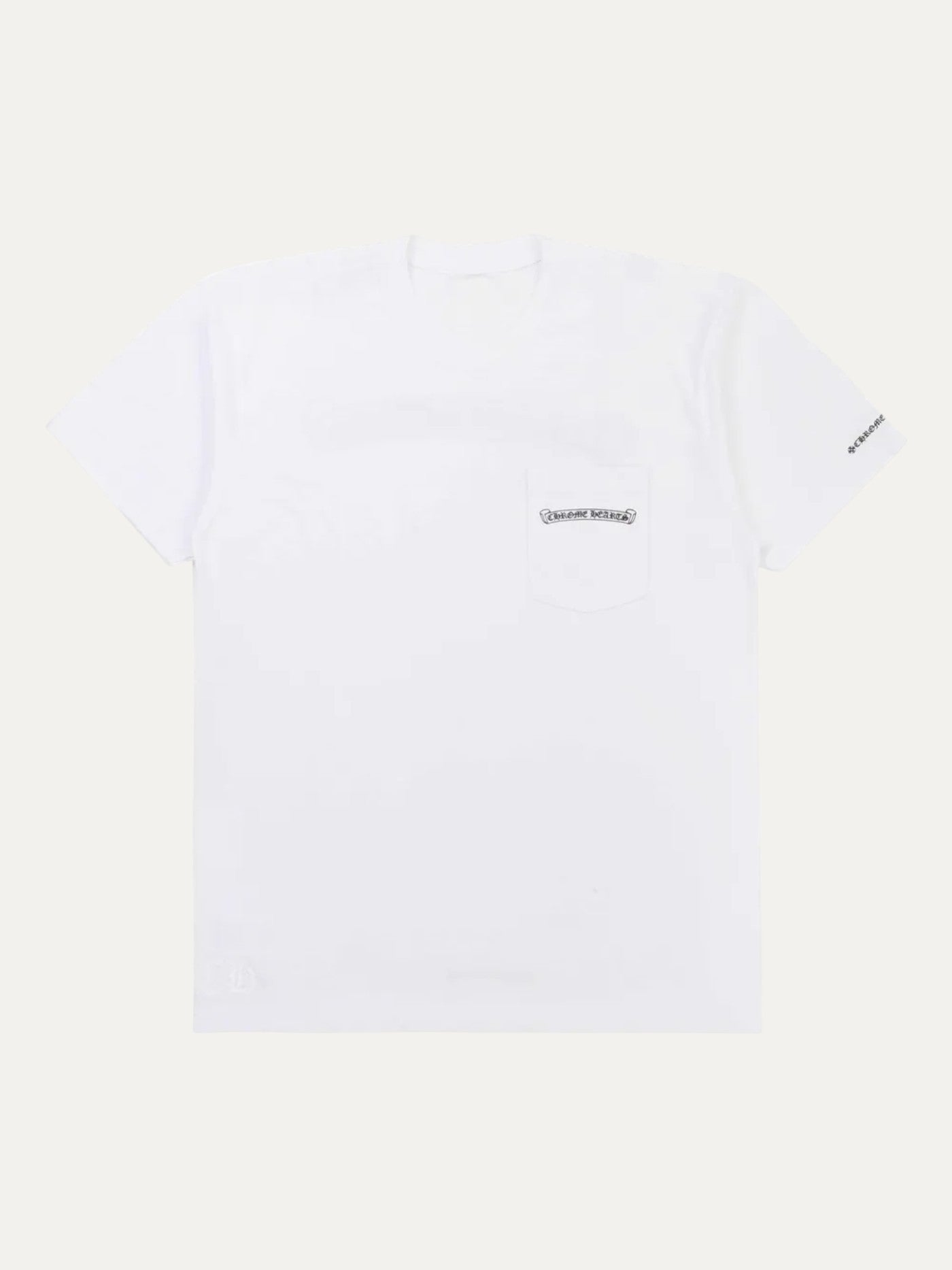 Chrome Hearts White Scroll Logo Tee