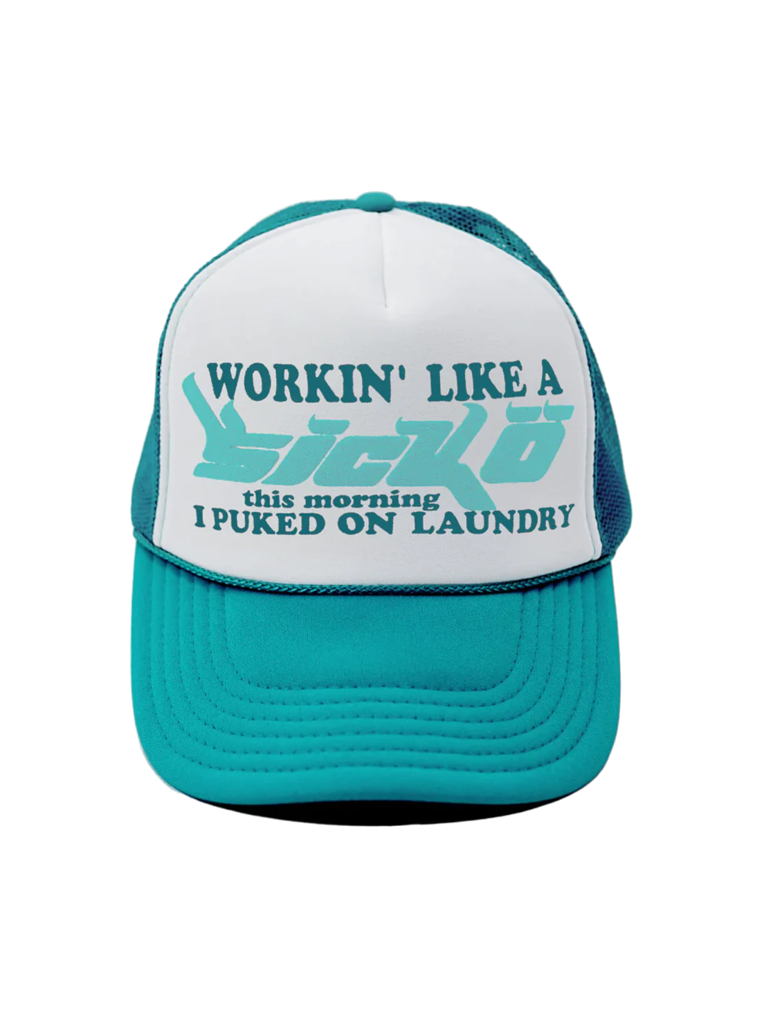 Sickö Born From Pain Turquoise Laundry Trucker