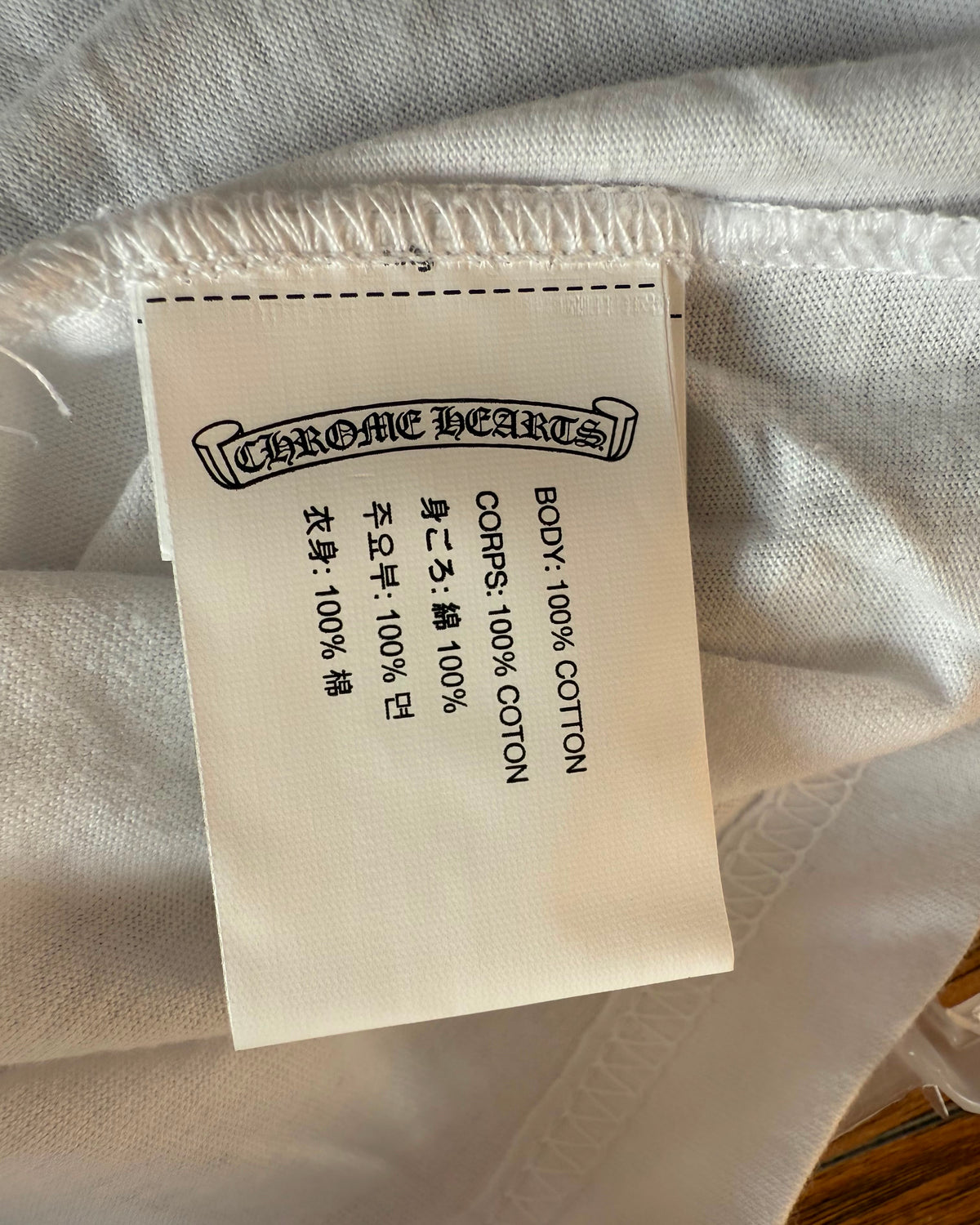 Chrome Hearts Friends & Family Naomi Campbell 'Fashion For Relief' Tee