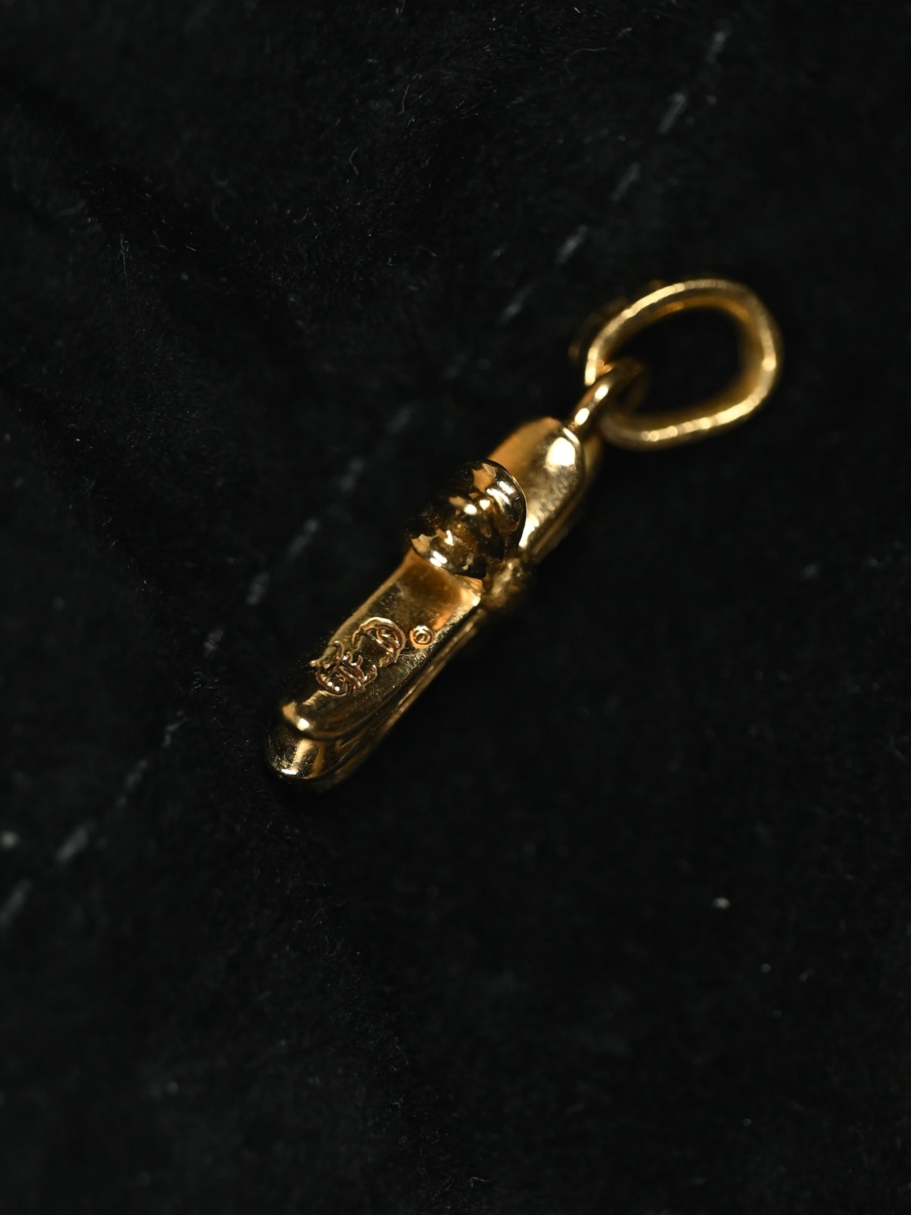 Chrome Hearts 22k Gold Baby Fat Pendant