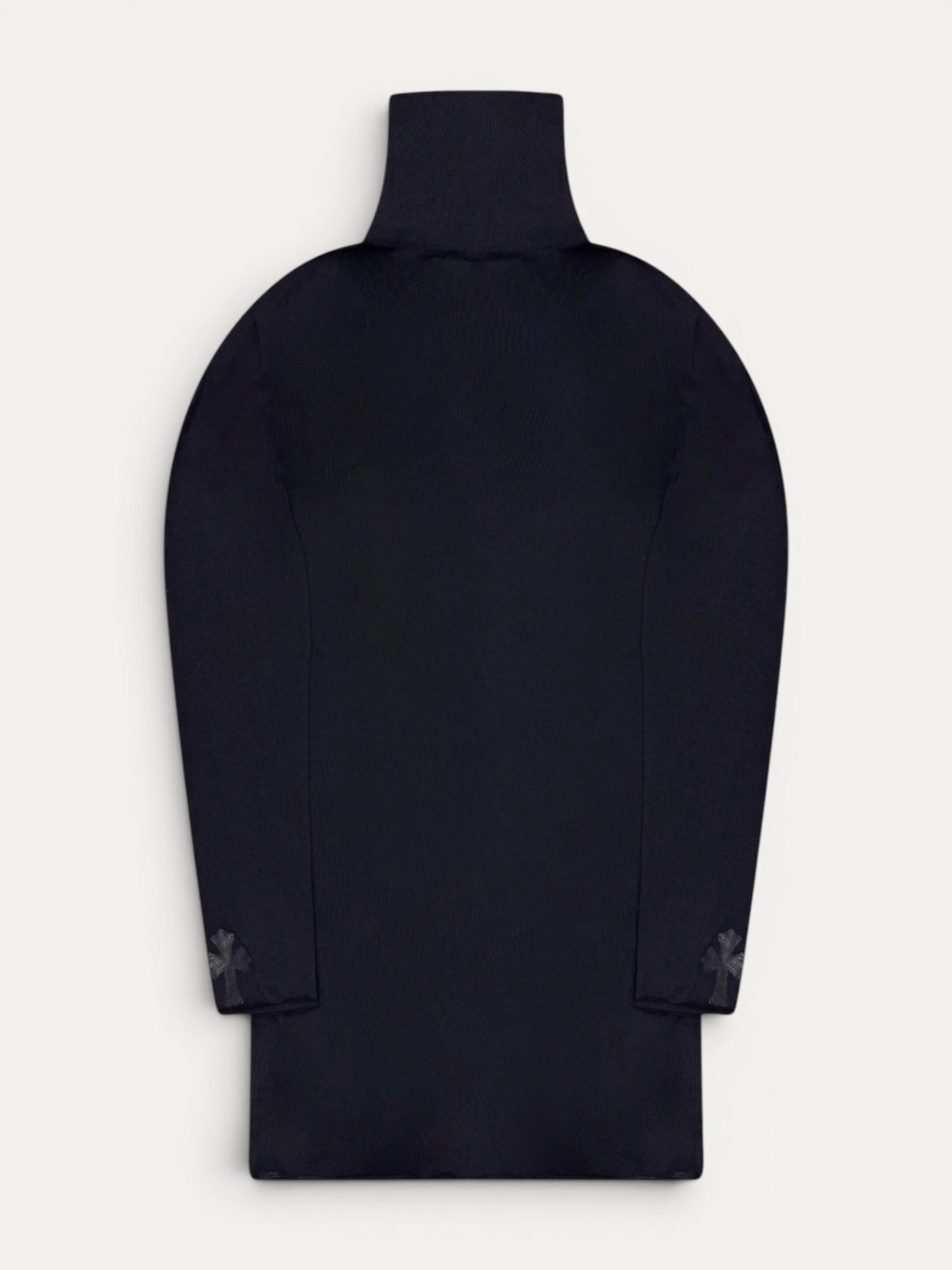 Chrome Hearts Womens Cross Patch Wool Dress Cardigan
