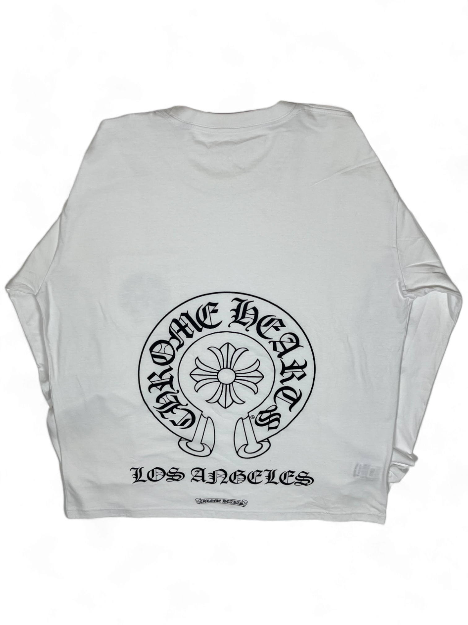 Chrome Hearts White Horseshoe Longsleeve