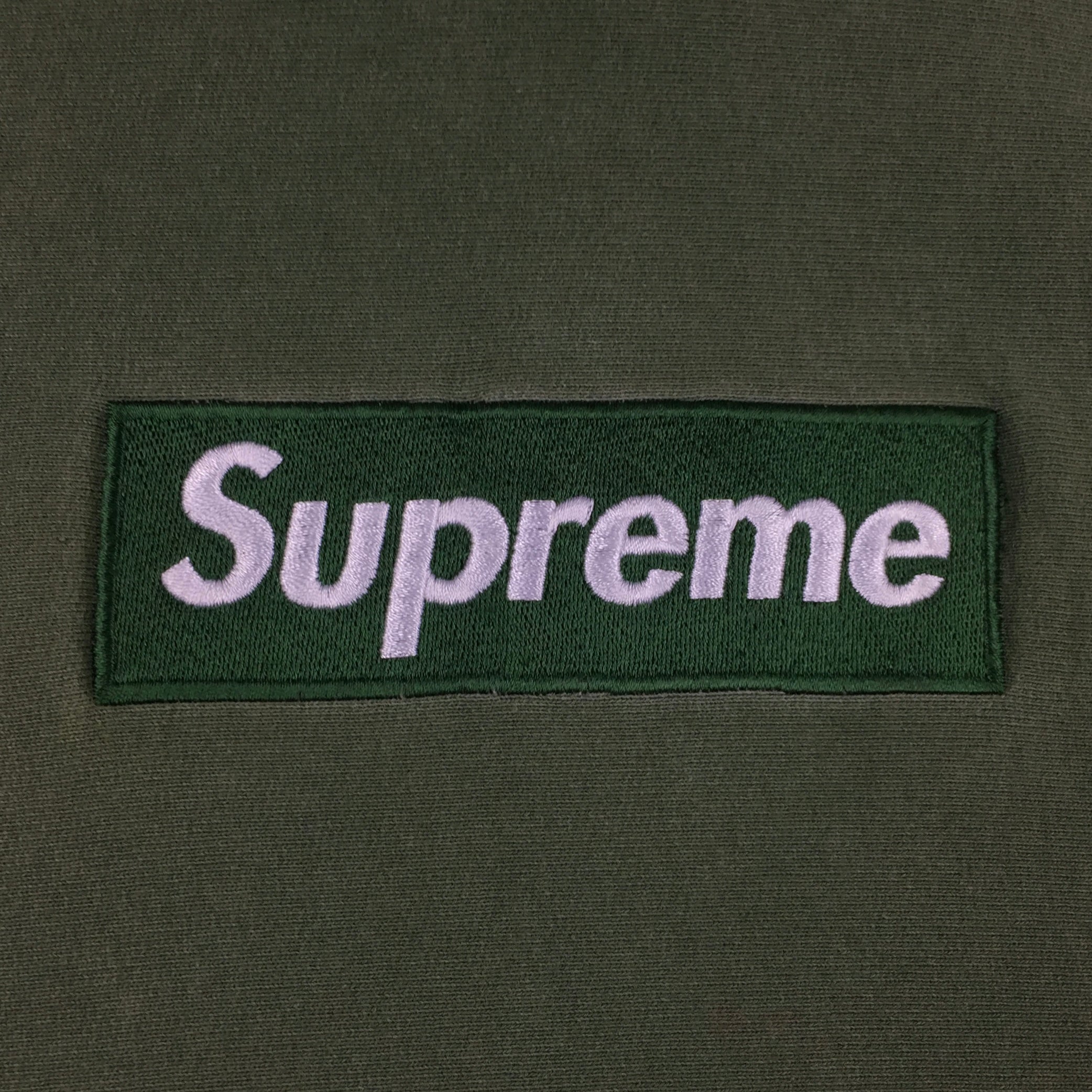 1999 Supreme Forest Green Box Logo Hoodie