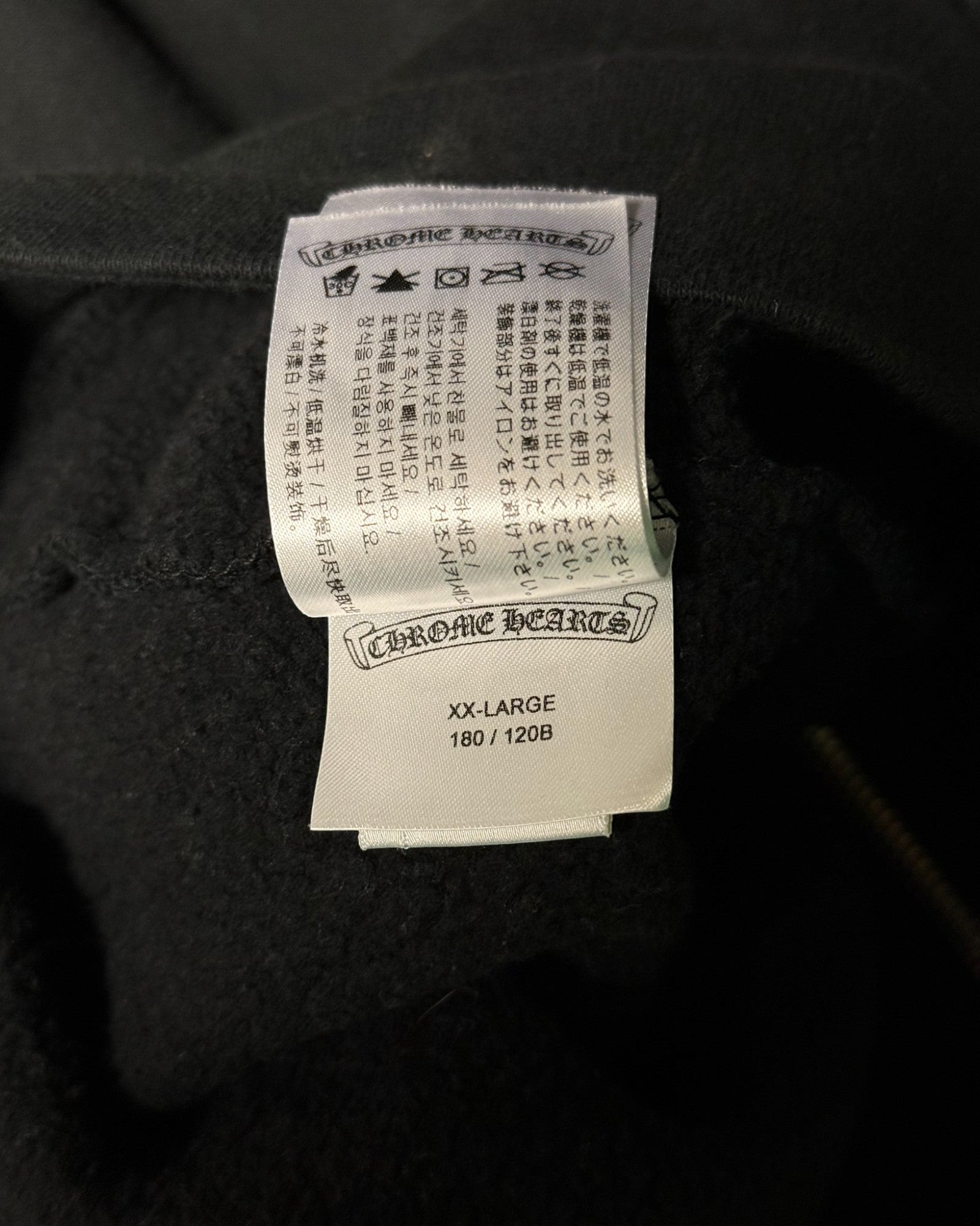 Chrome Hearts “Fuck You” Zip-Up Hoodie Black