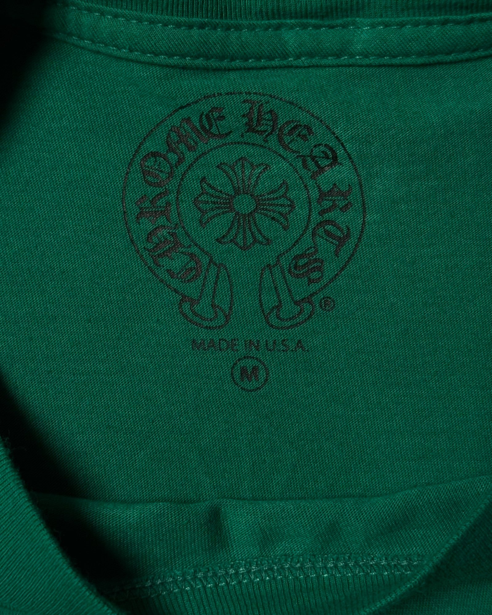 Chrome Hearts Cemetery Cross Kelly Green Long Sleeve