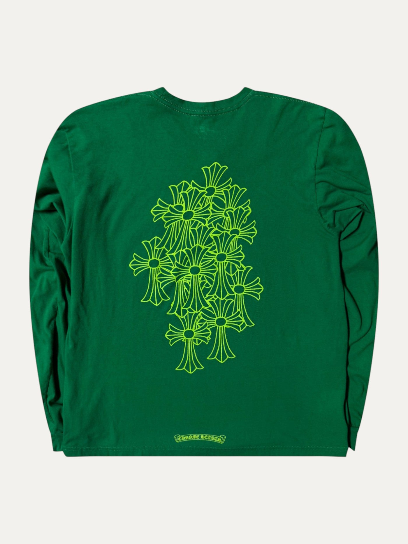 Chrome Hearts Cemetery Cross Kelly Green Long Sleeve