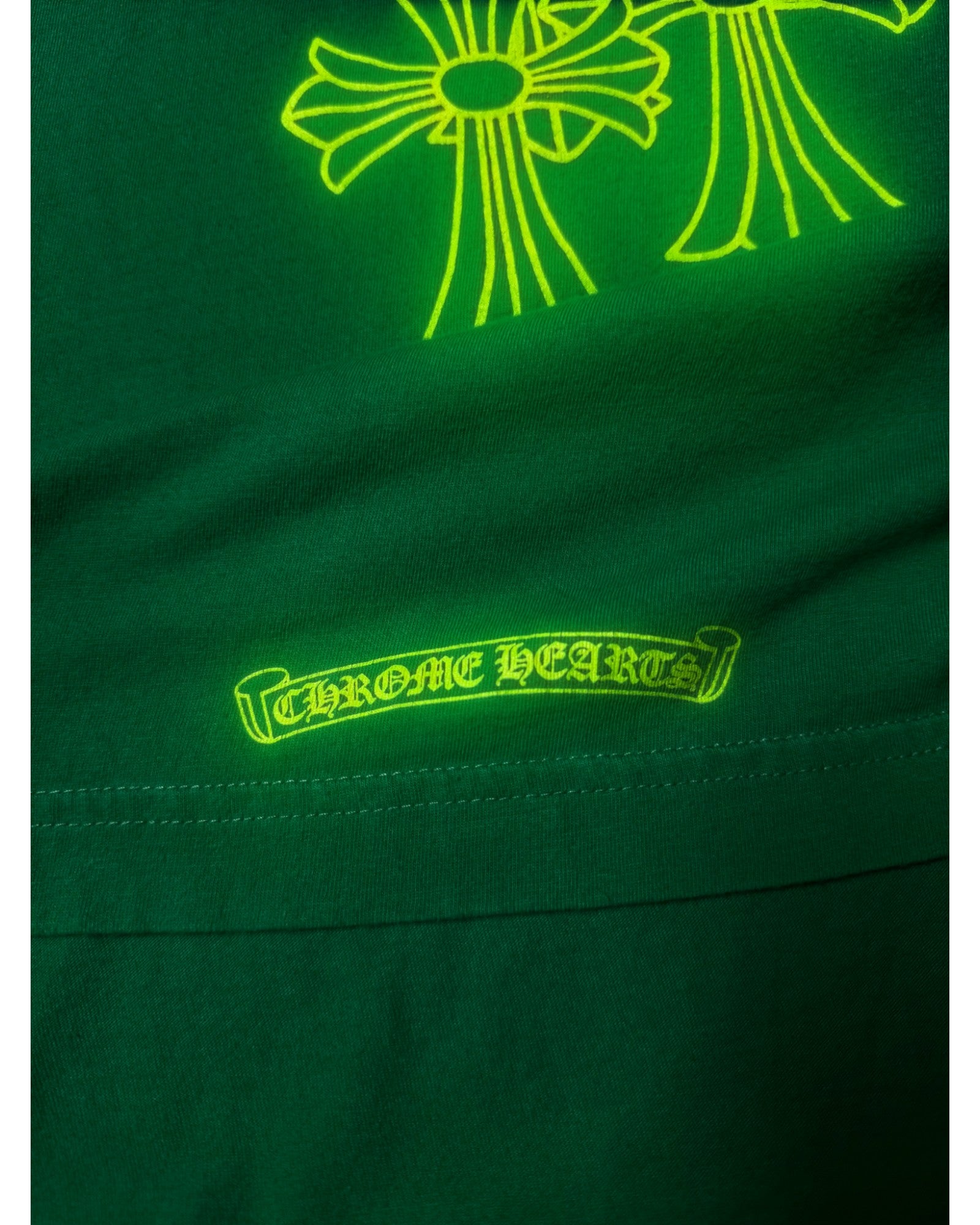 Chrome Hearts Cemetery Cross Kelly Green Long Sleeve