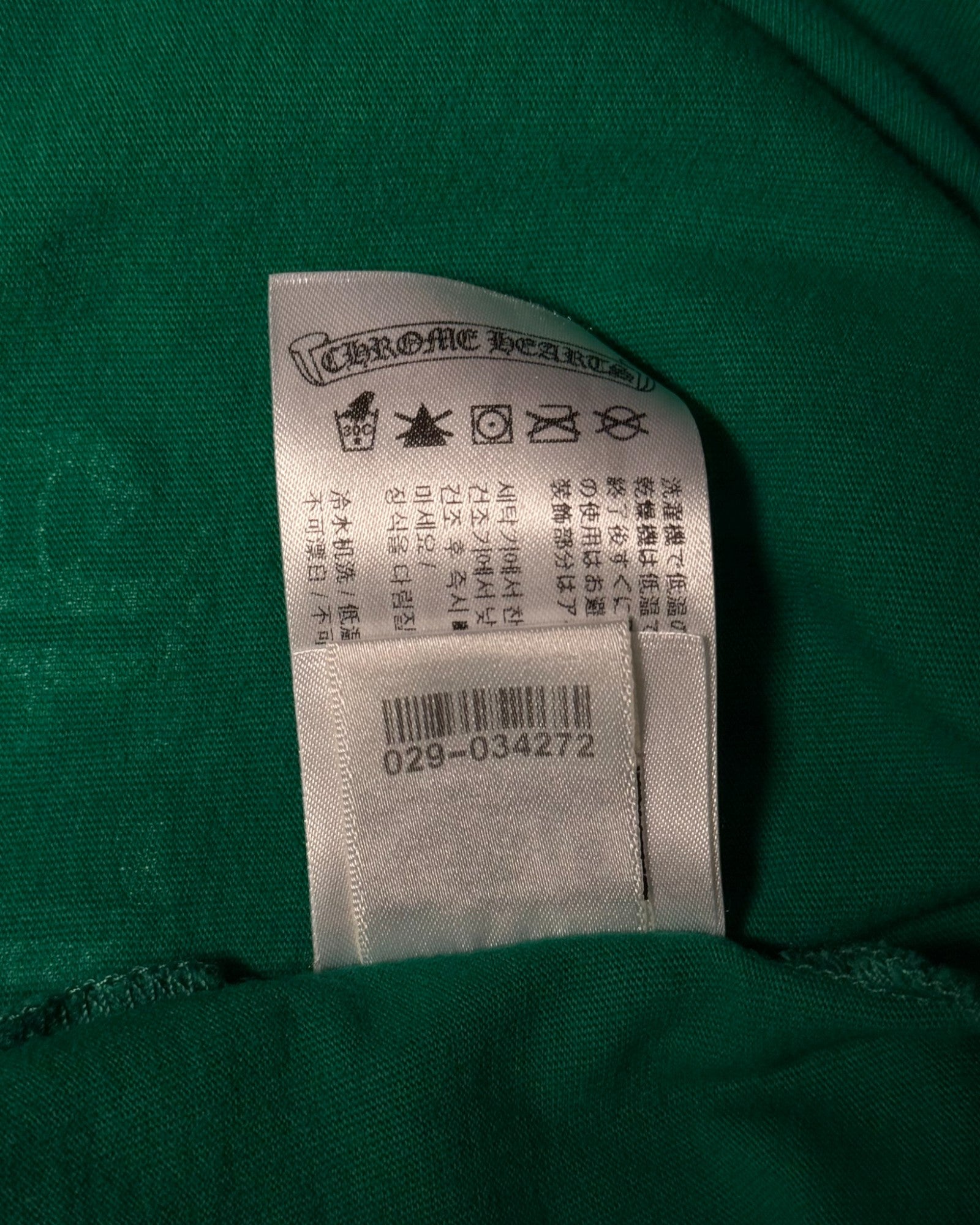 Chrome Hearts Cemetery Cross Kelly Green Long Sleeve