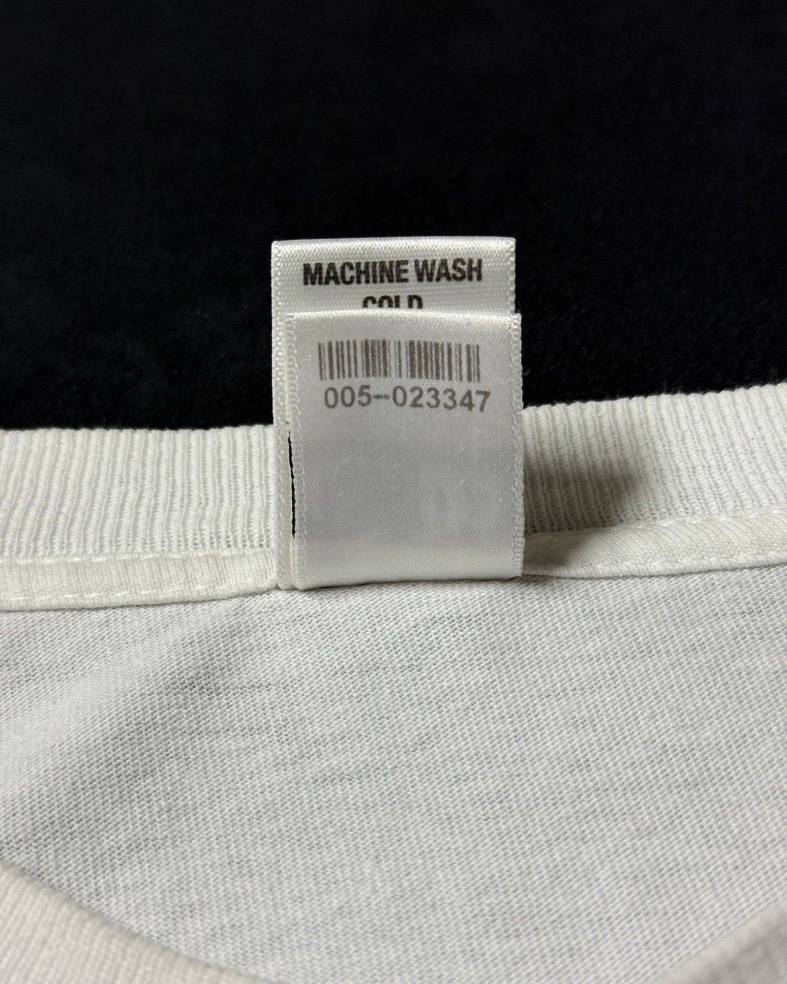 Chrome Hearts White T-Bar Vertical Logo Tee