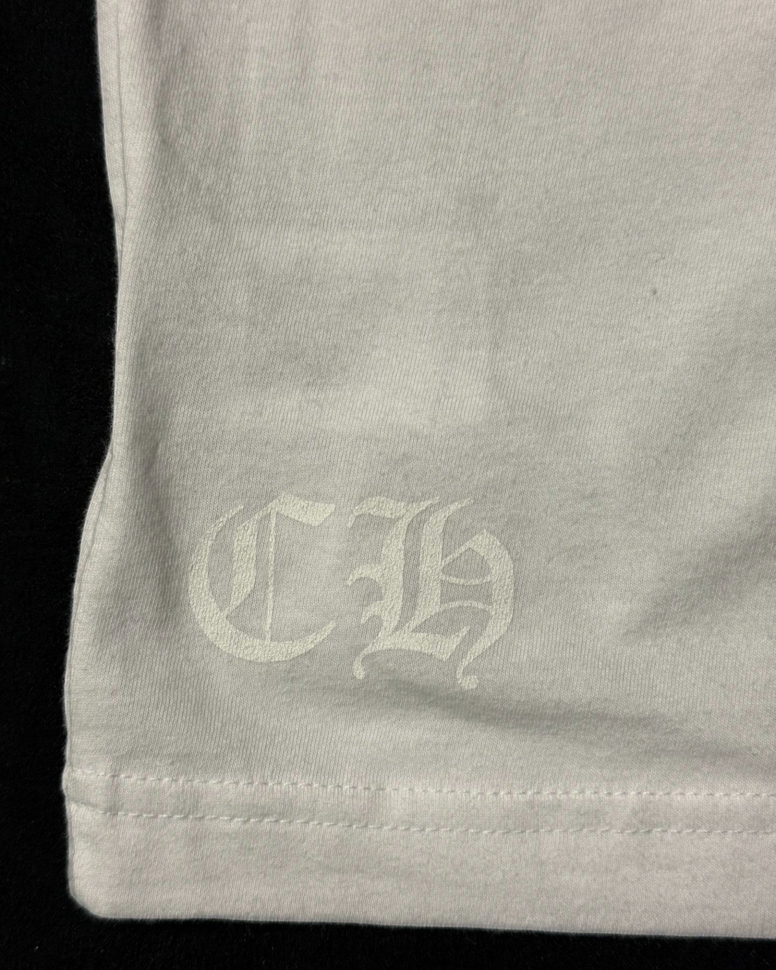Chrome Hearts Purple White Neck Logo Longsleeve