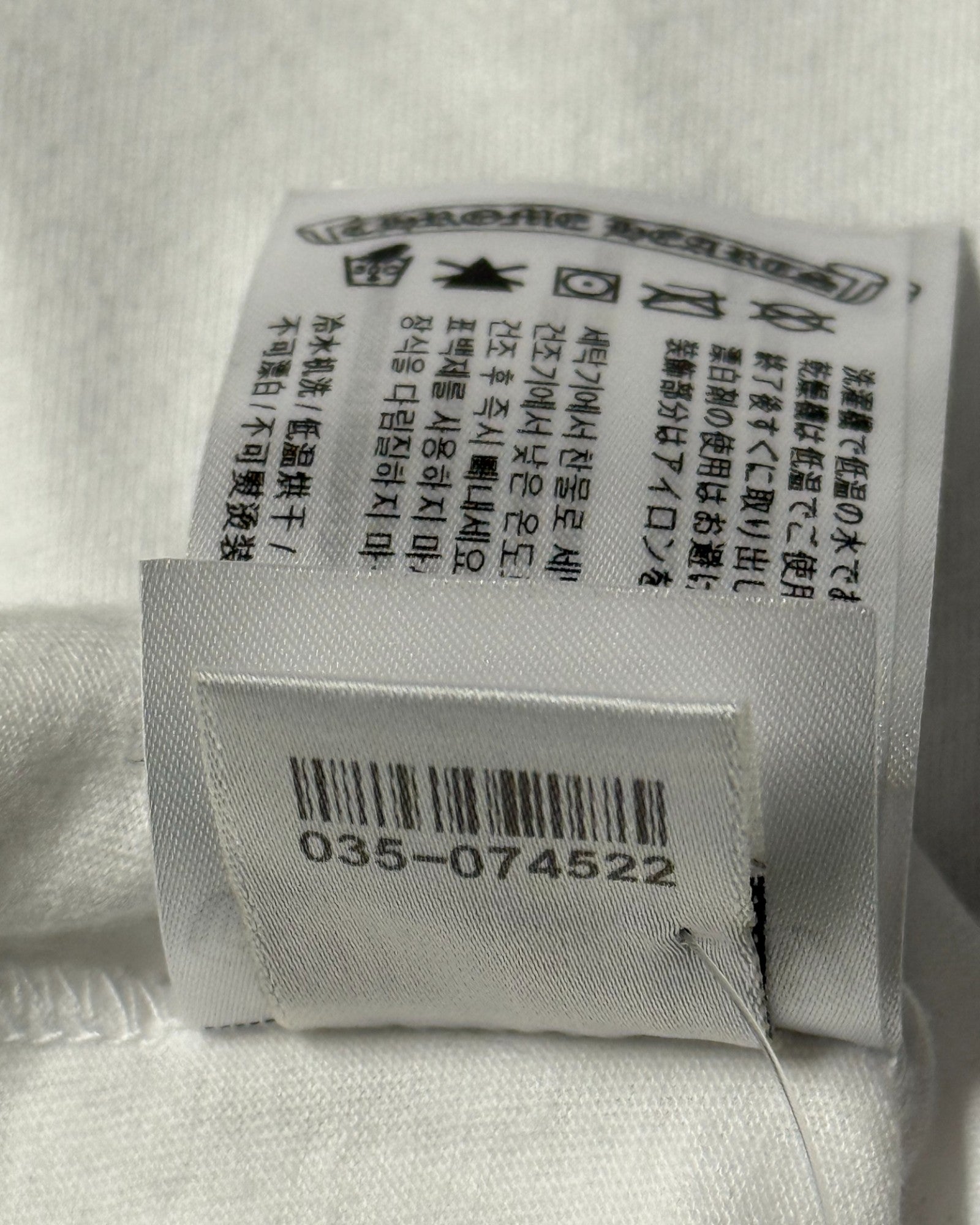 Chrome Hearts Purple White Neck Logo Longsleeve