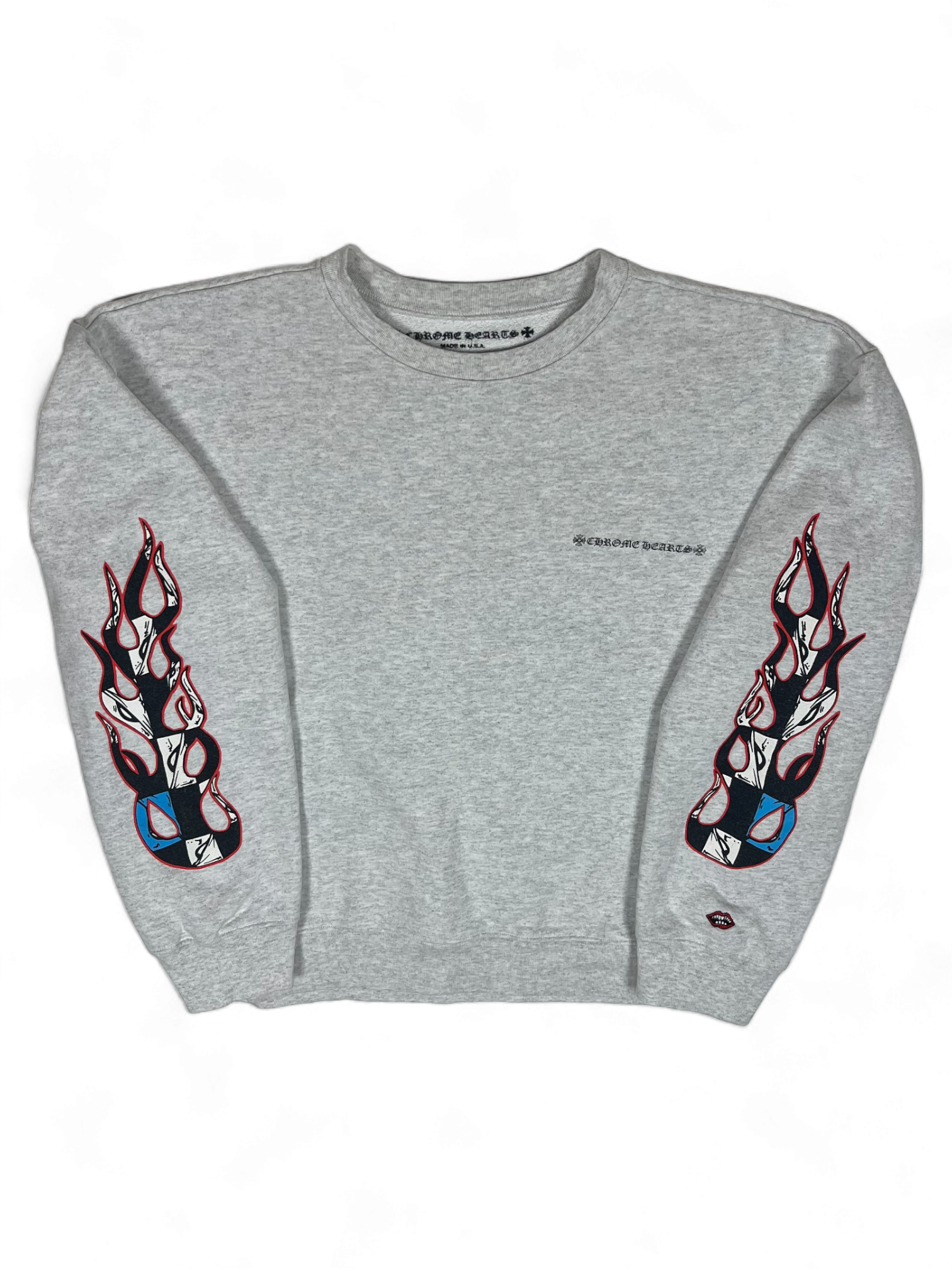 Chrome Hearts Matty Boy Heather Grey Brain Crewneck