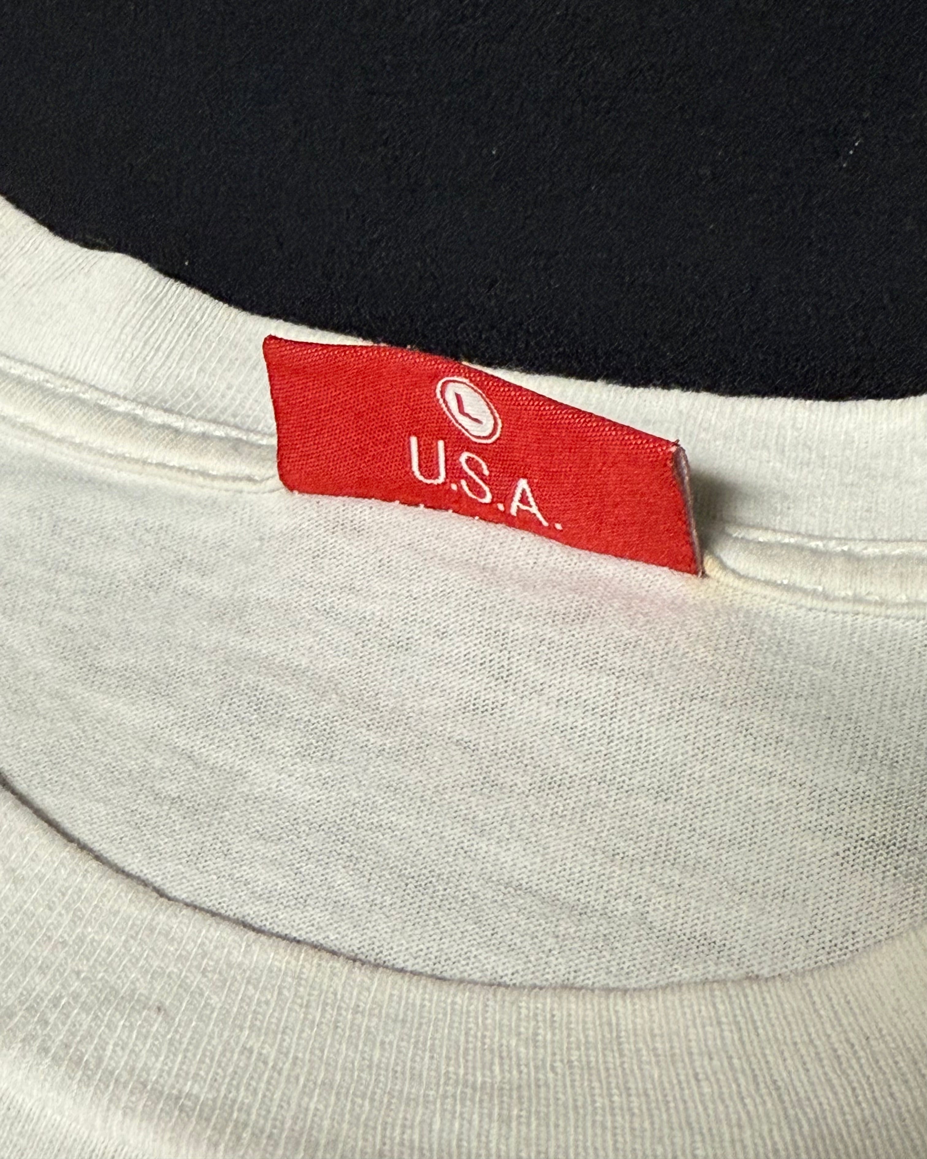 1997 Supreme Burberry White Box Logo Tee