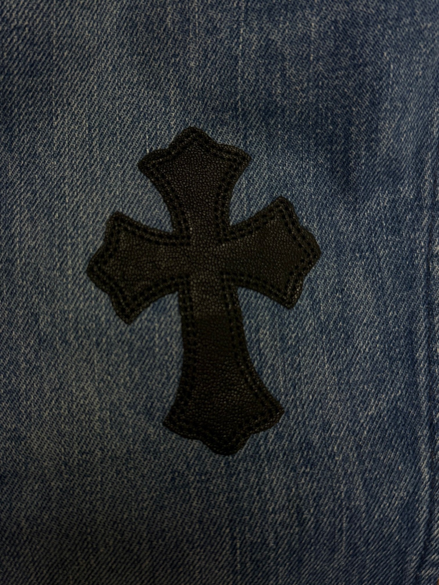 Chrome Hearts Cross Patch Levi's 517 Blue Levi's Jeans