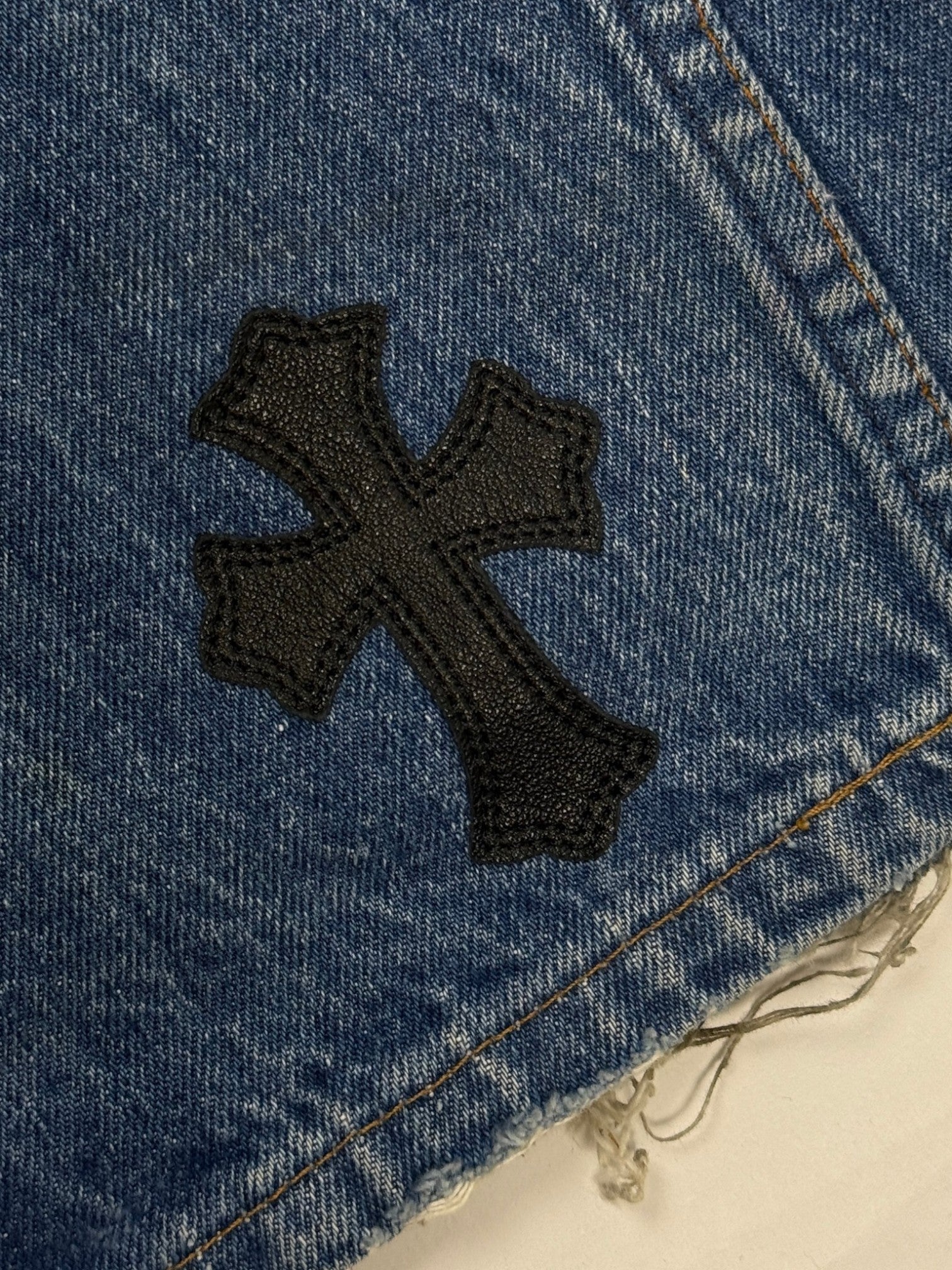 Chrome Hearts Cross Patch Levi's 517 Blue Levi's Jeans