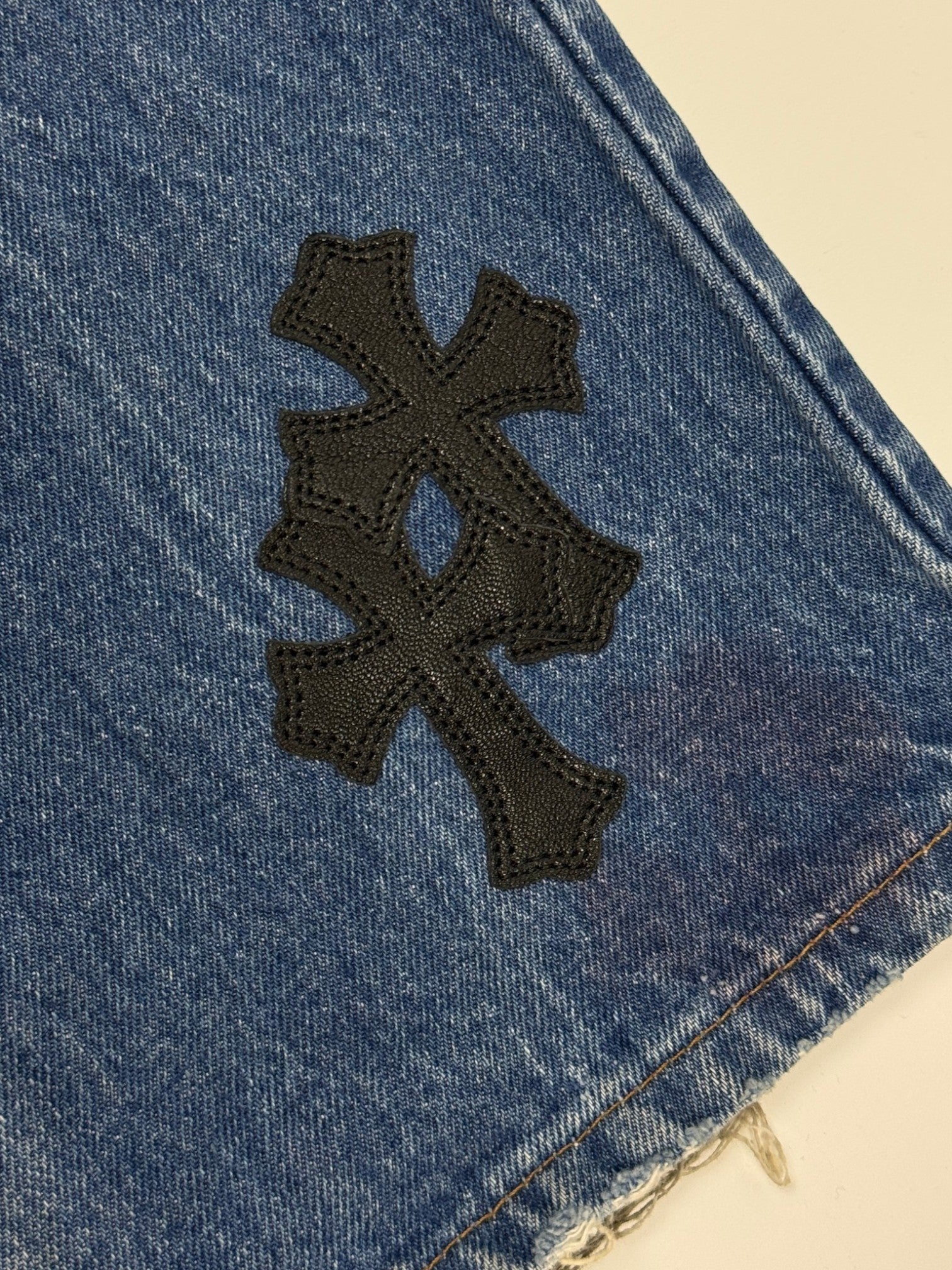 Chrome Hearts Cross Patch Levi's 517 Blue Levi's Jeans