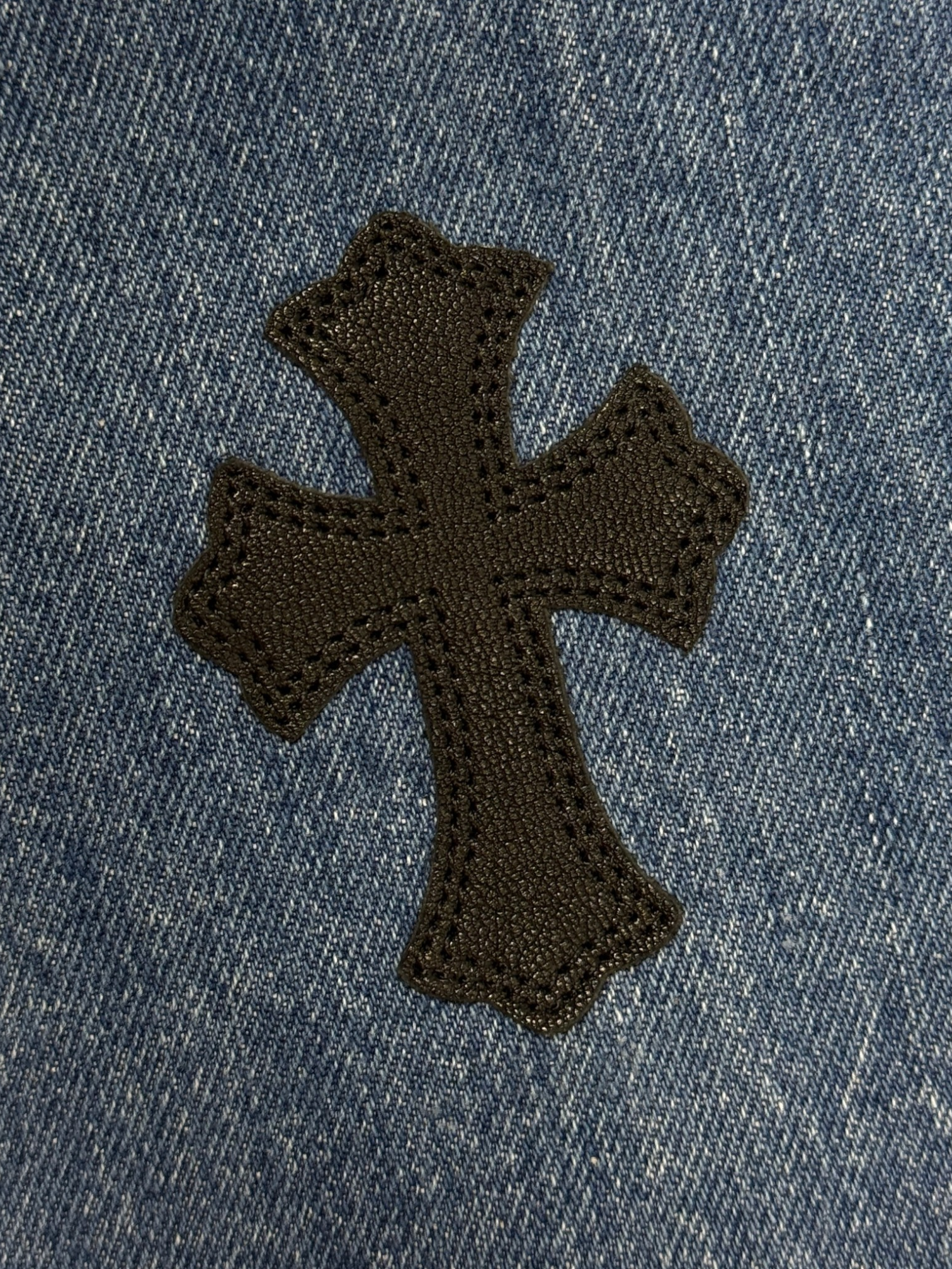 Chrome Hearts Cross Patch Levi's 517 Blue Levi's Jeans