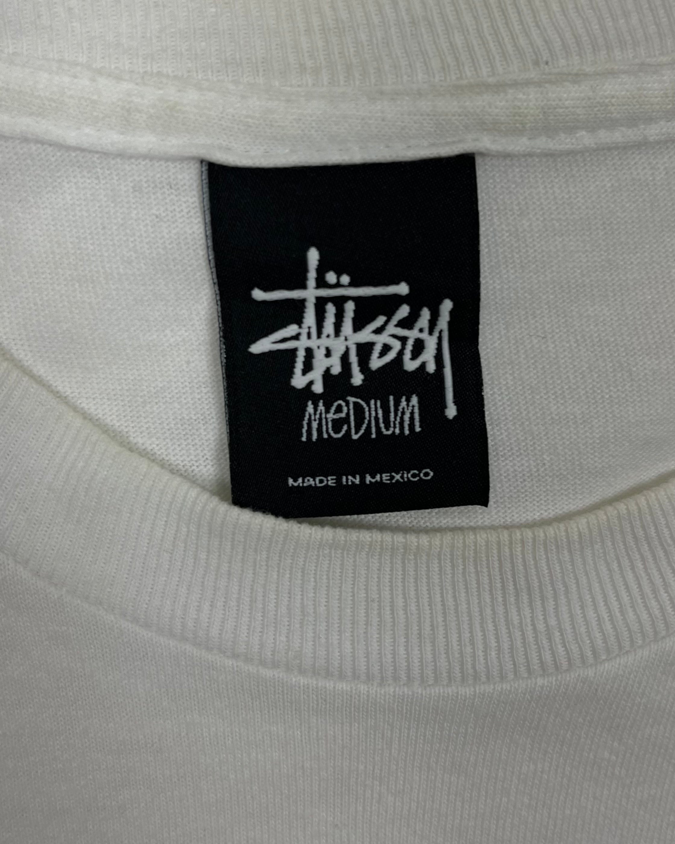 Stüssy x Fragment One World One Love One Heart White Tee