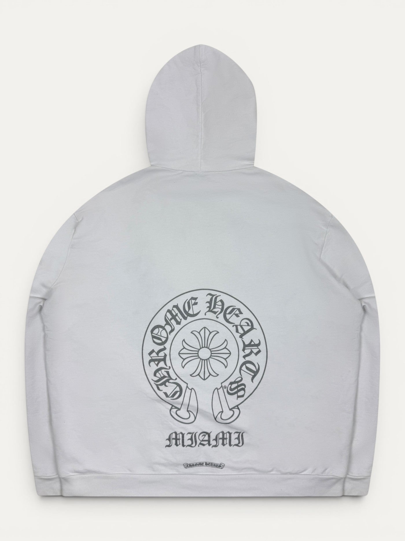 Chrome Hearts White Miami Exclusive Horseshoe Hoodie
