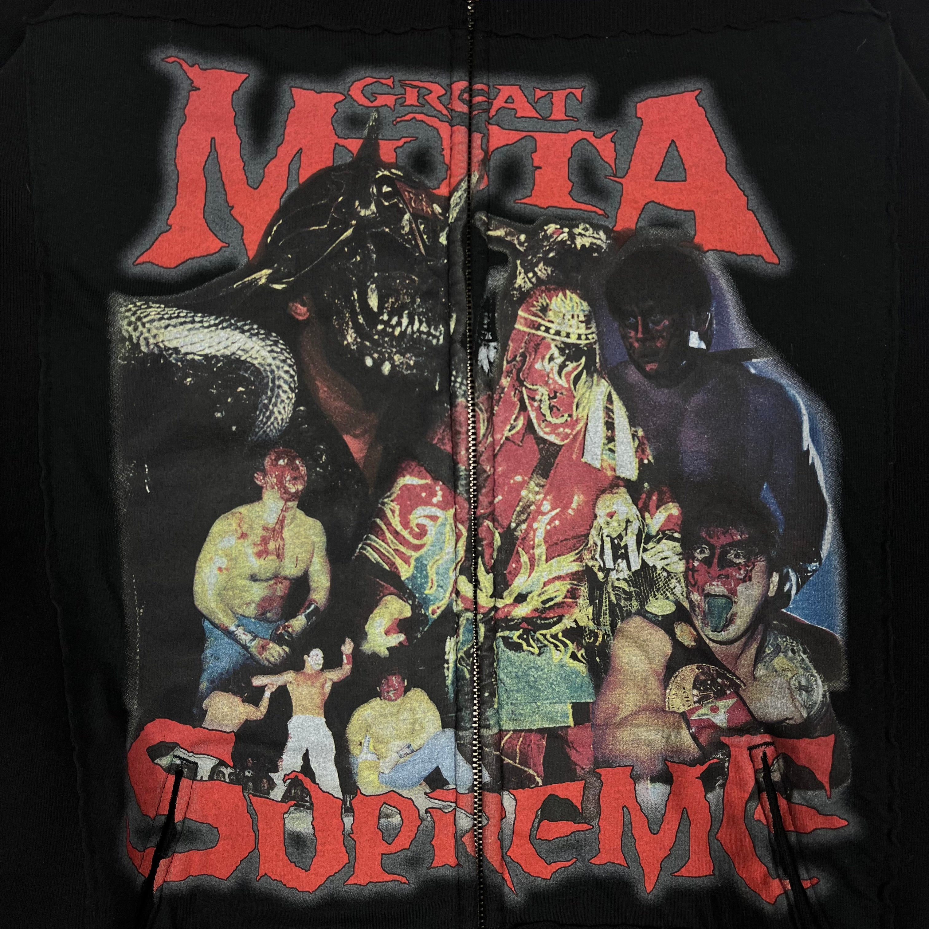 2023 Supreme Muta Black Zip Up Hoodie