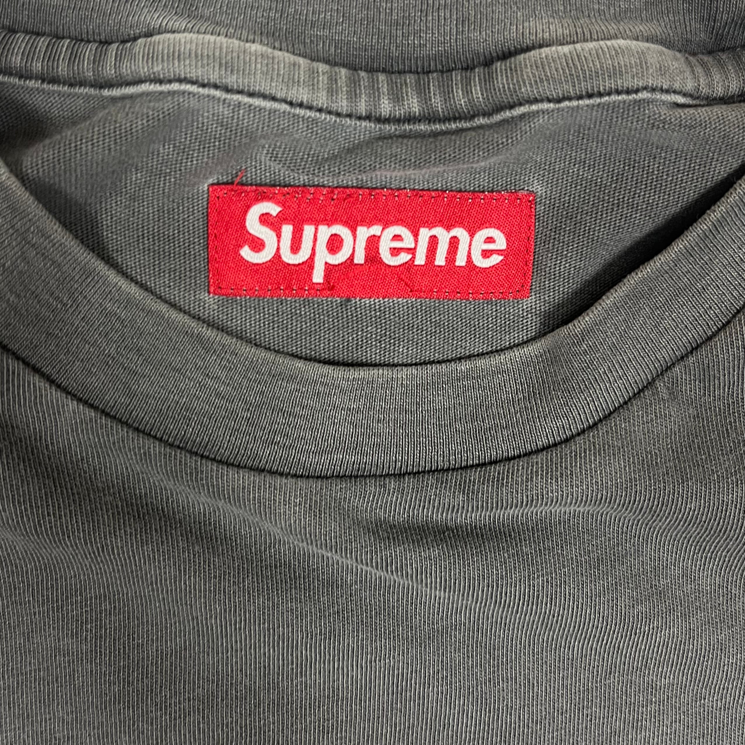 2024 Supreme Grey Machu Picchu Grey Tee