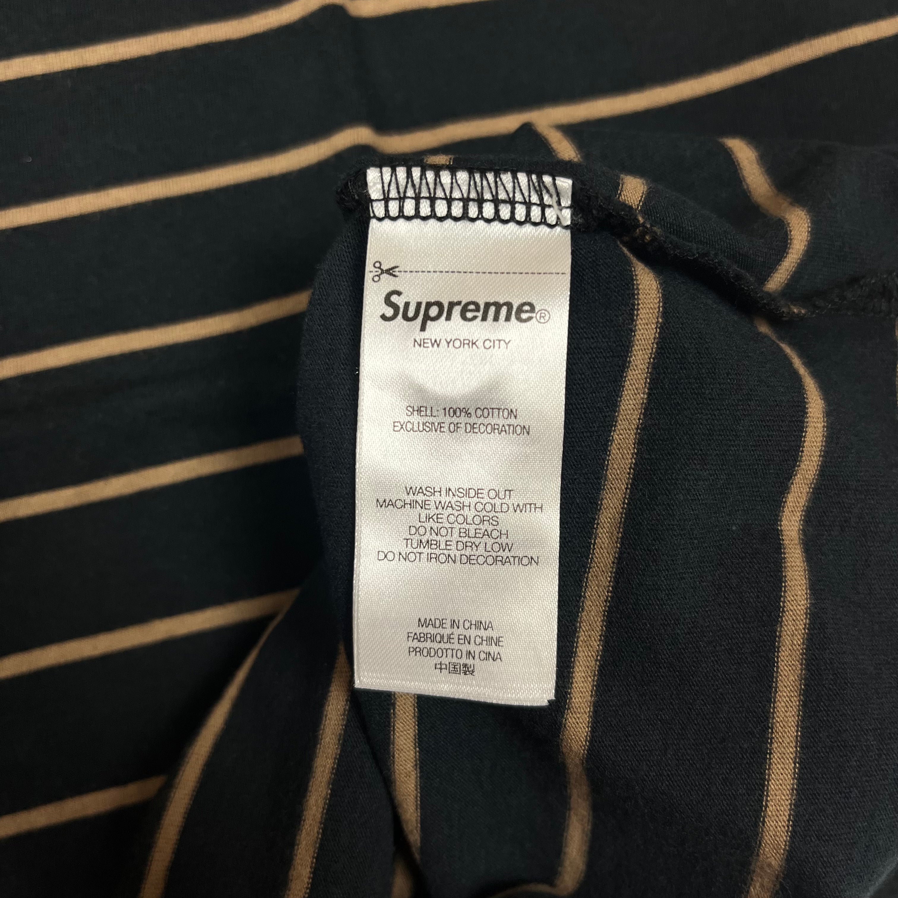 2024 Supreme Melvins Striped Short Sleeve Polo