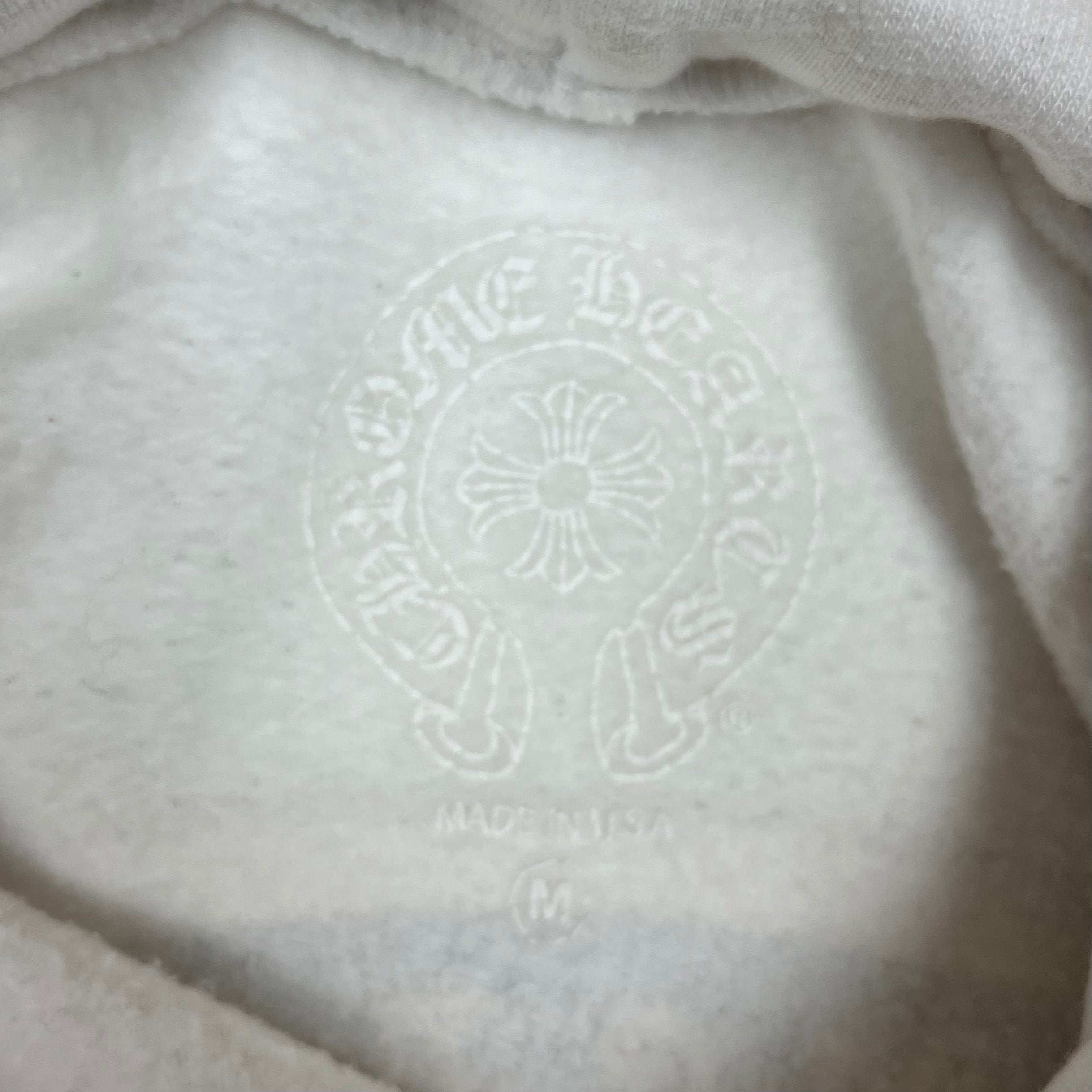 Chrome Hearts White Gold Cross Logo Hoodie