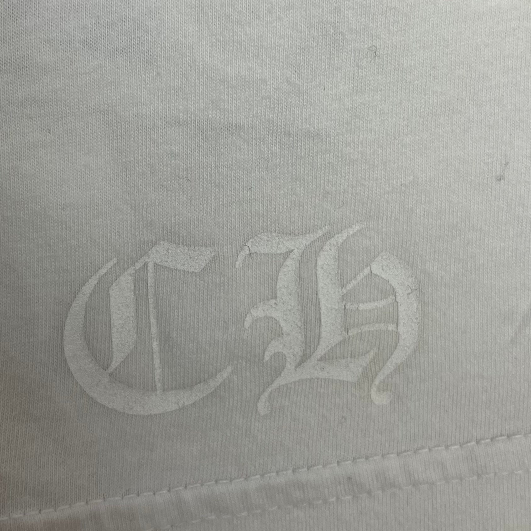 Chrome Hearts White Multi Color Cross Longsleeve