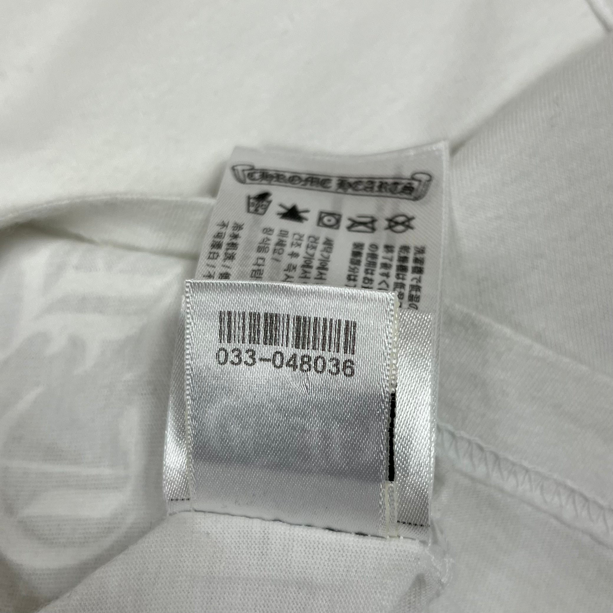 Chrome Hearts White Multi Color Cross Longsleeve