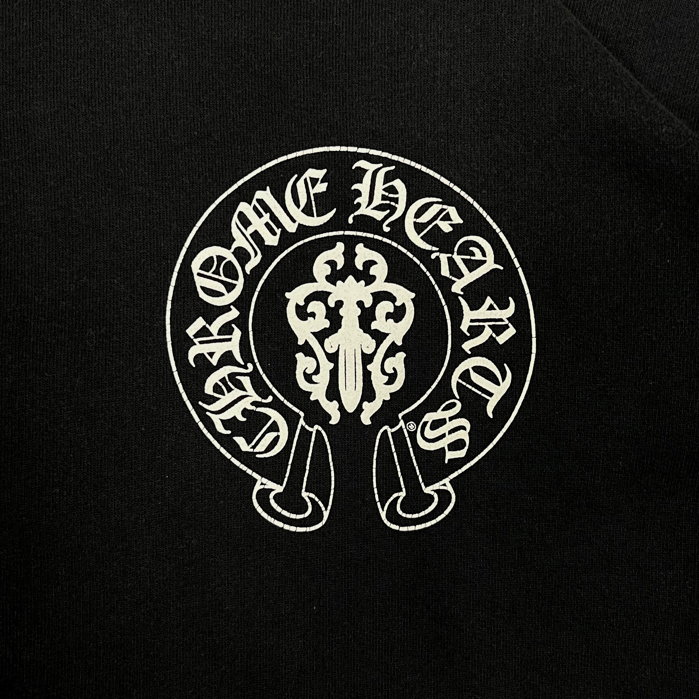 Chrome Hearts USA American Flag Black Hoodie