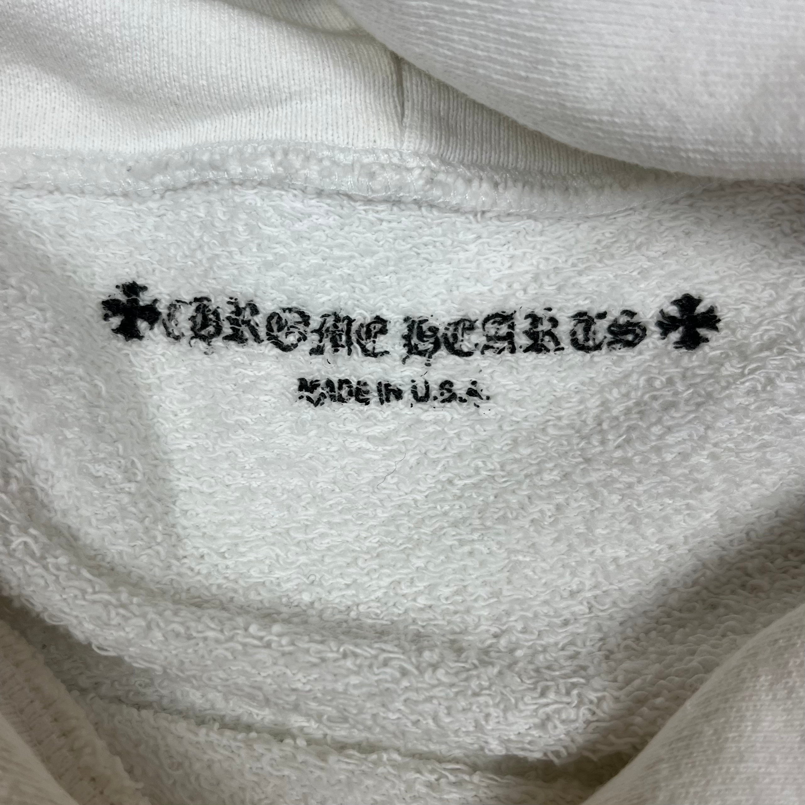 Chrome Hearts Matty Boy 'RETRO CYCLE' White Graphic Hoodie