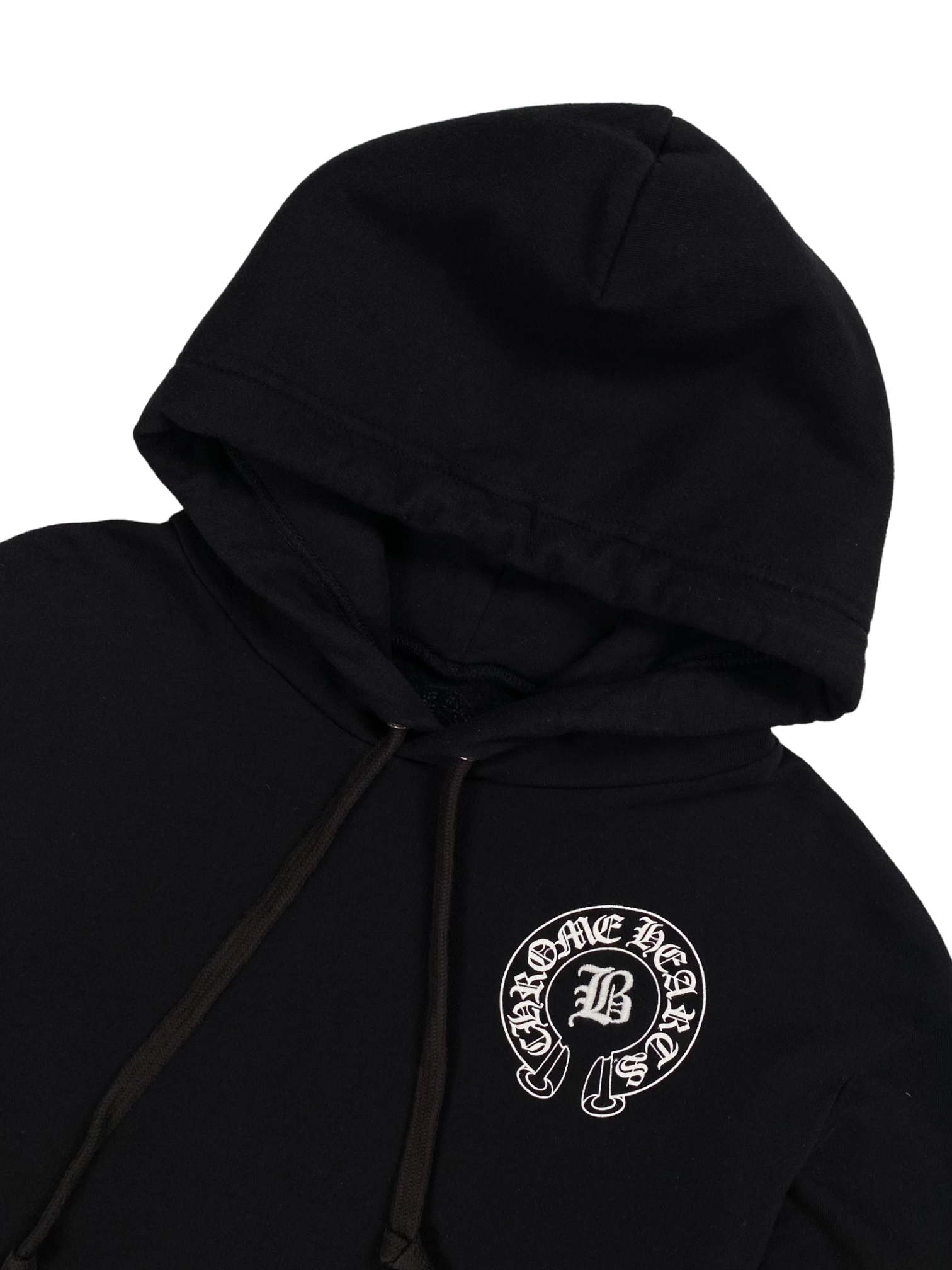 Chrome Hearts Bella Hadid Black Cropped Hoodie