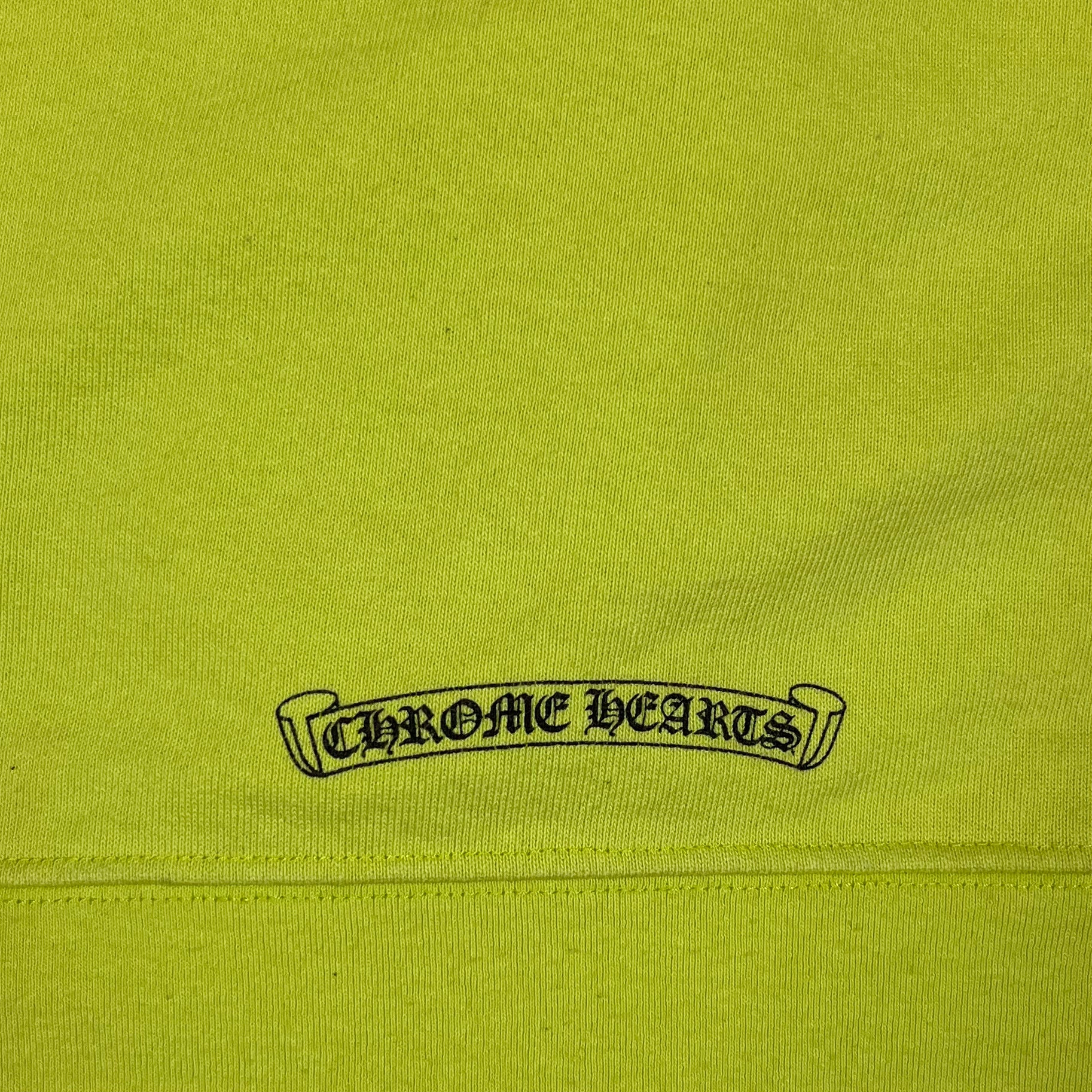 Chrome Hearts Matty Boy Lime Green Link Crewneck