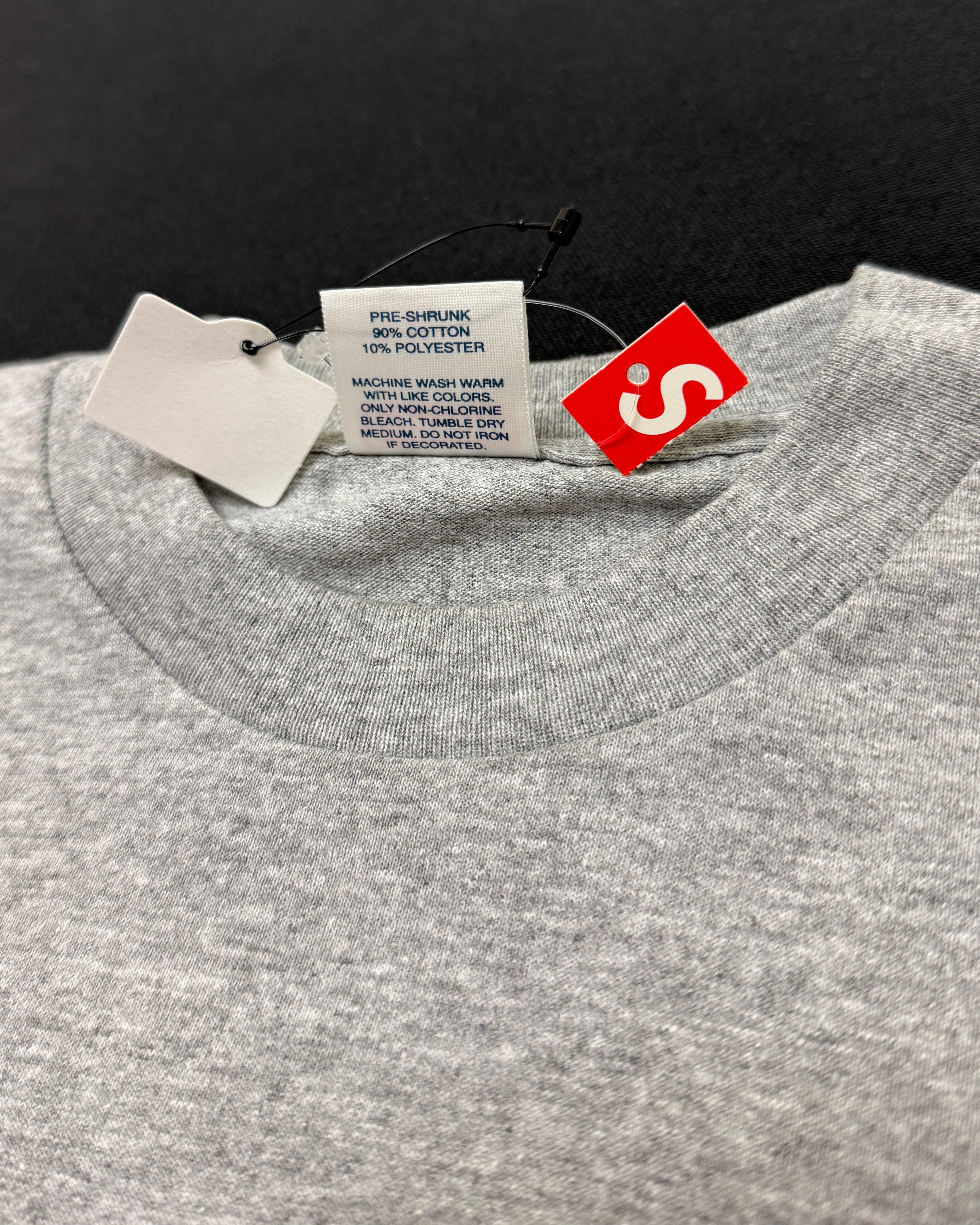 2000 Supreme Gucci Grey Box Logo Tee