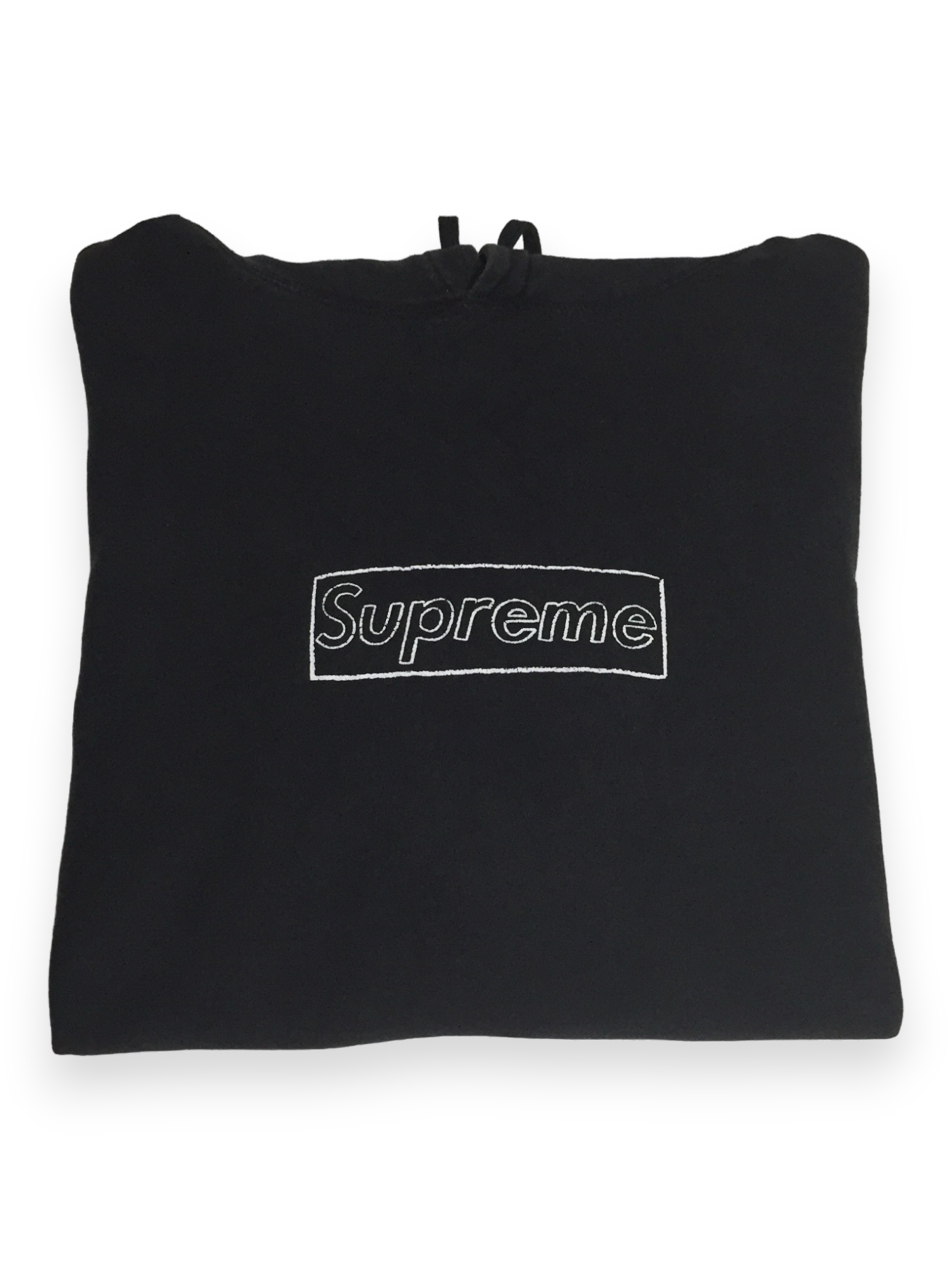 2011 Supreme KAWS Black Box Logo Hoodie