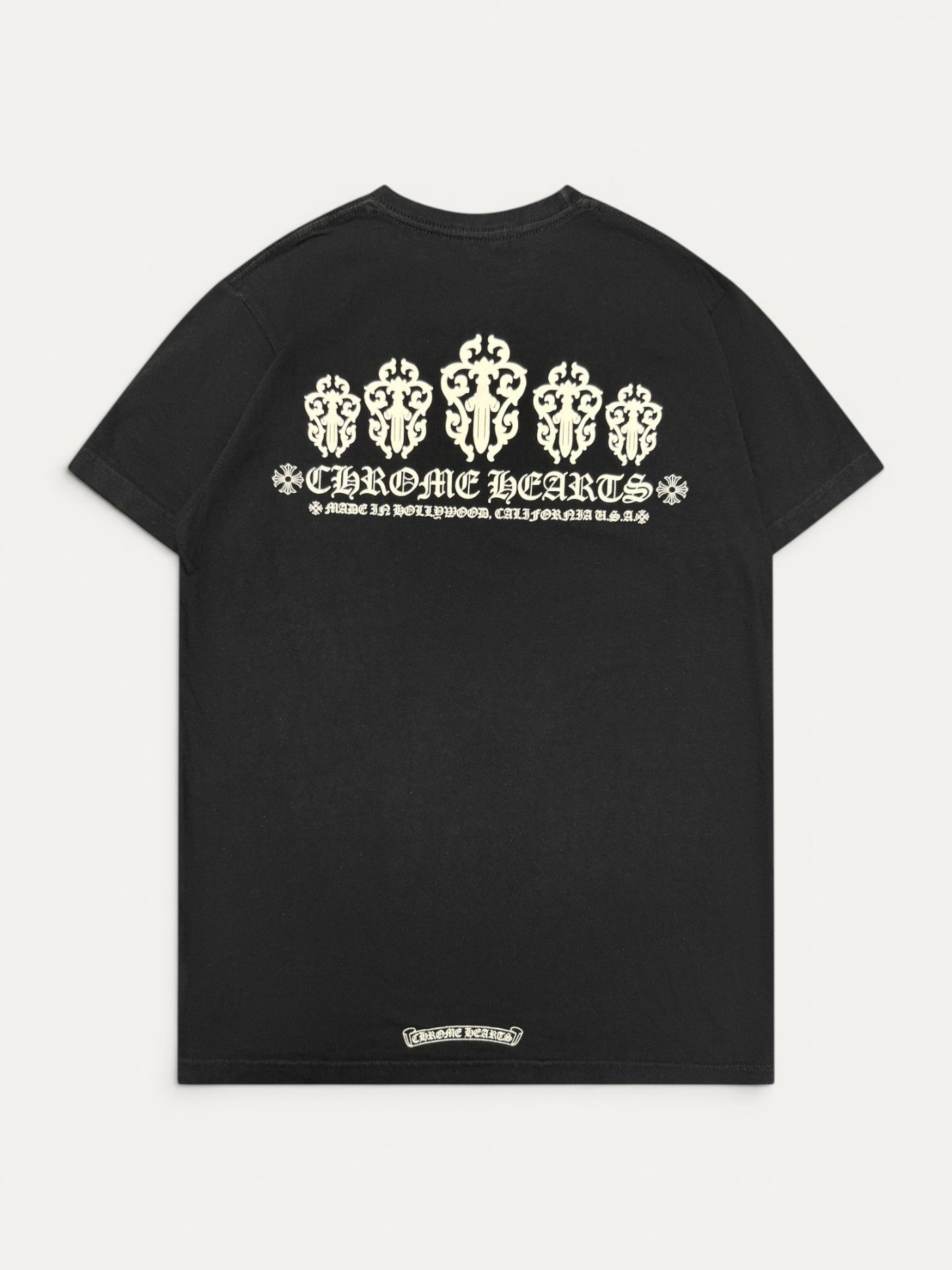 Chrome Hearts Vintage Made In Hollywood Dagger Black Tee